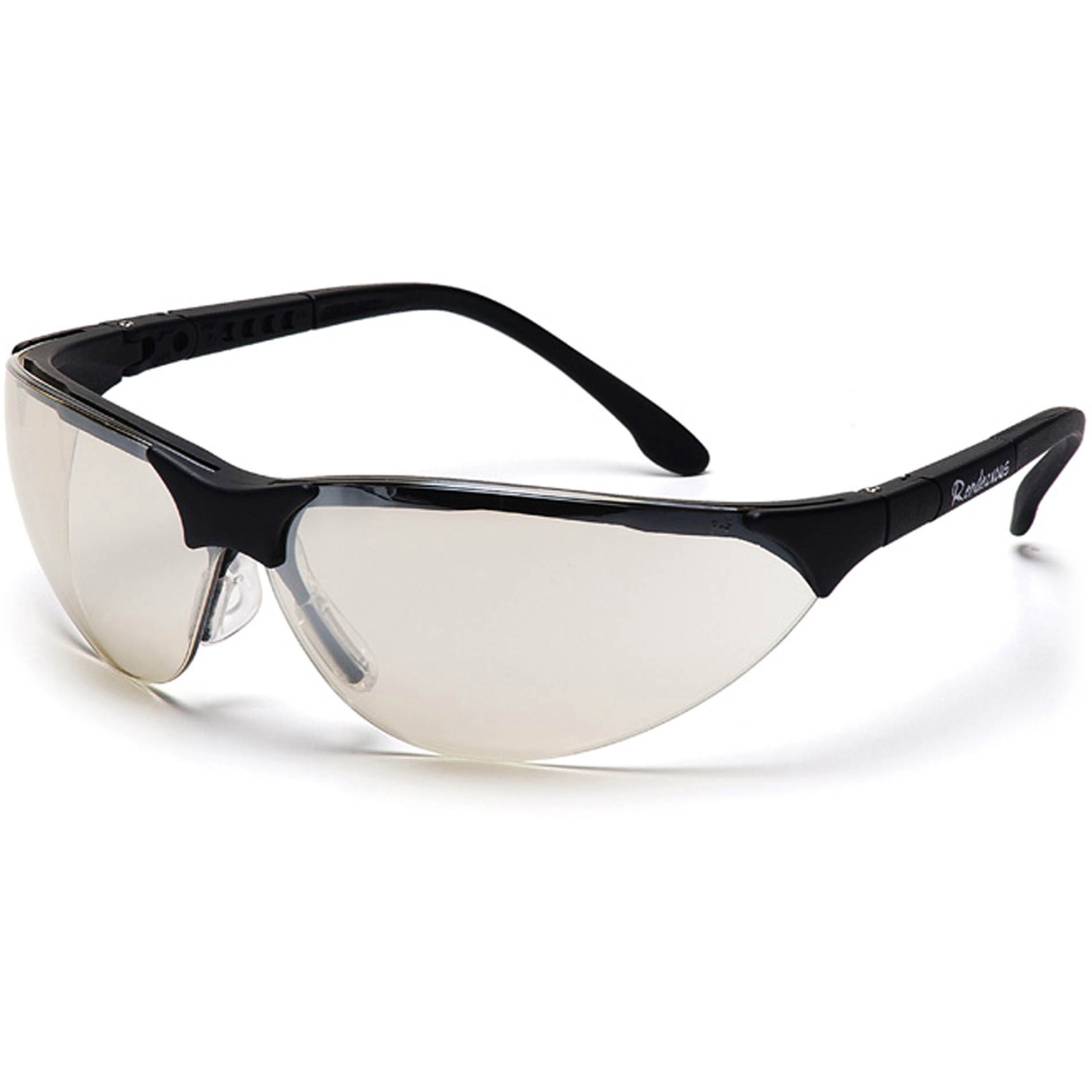 Pyramex OTS Safety Glasses – Over-The-Glass Design, Indoor/Outdoor Mirrored Lens, Wide Fit