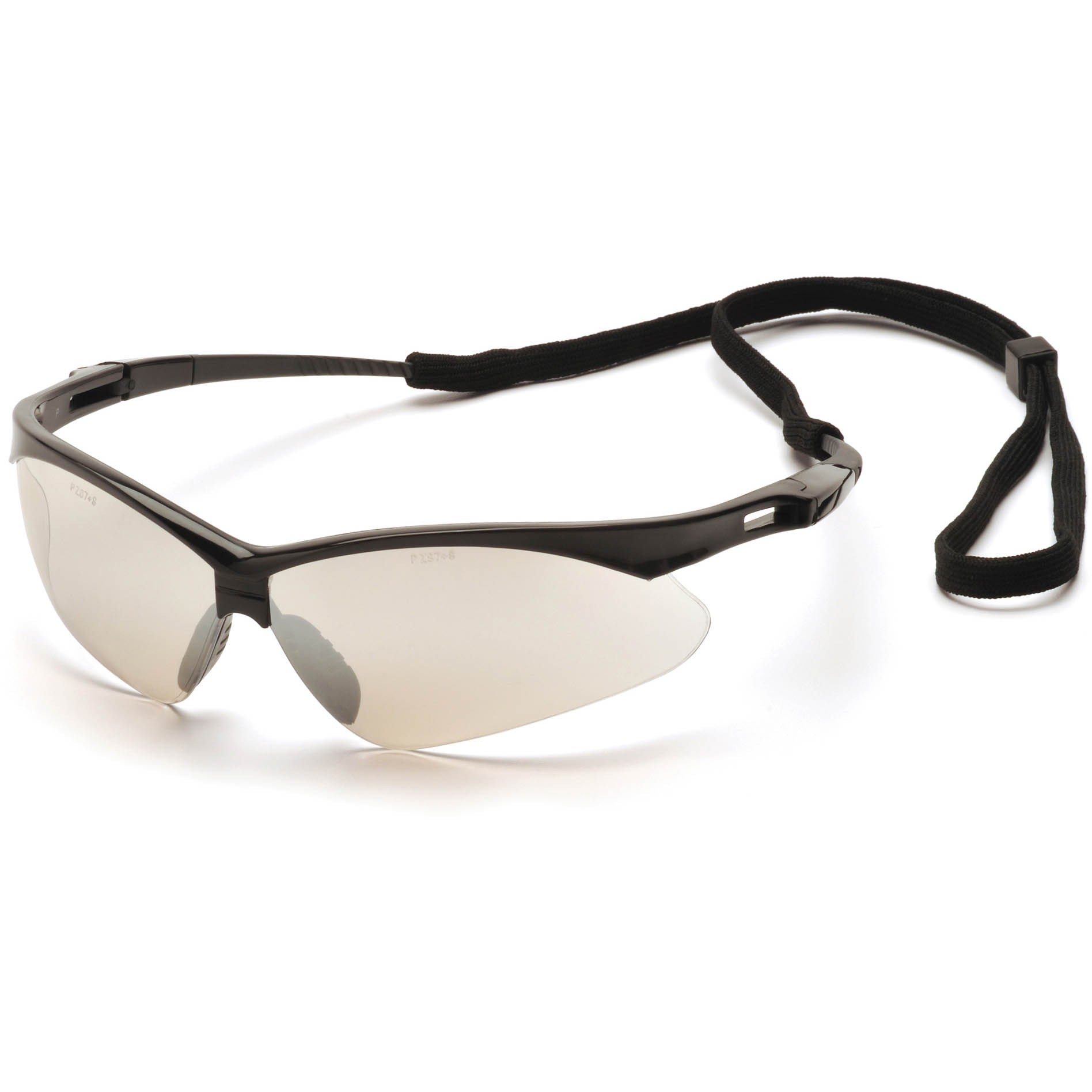 Pyramex PMXTREME Safety Glasses Black Frame Indoor/Outdoor Mirror