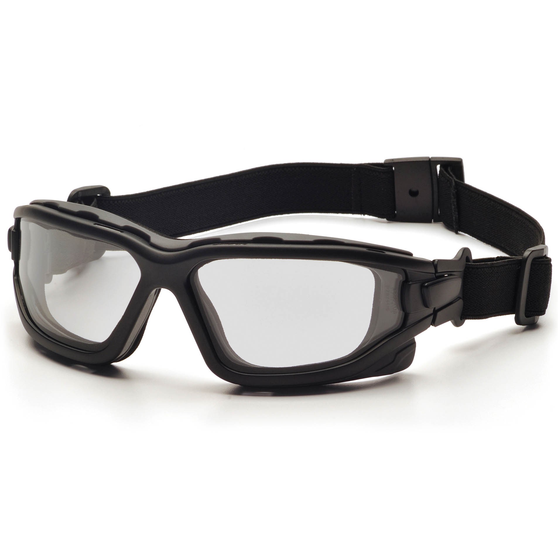 Pyramex I-Force Slim Safety Glasses/Goggles - Black Frame - Clear Anti ...