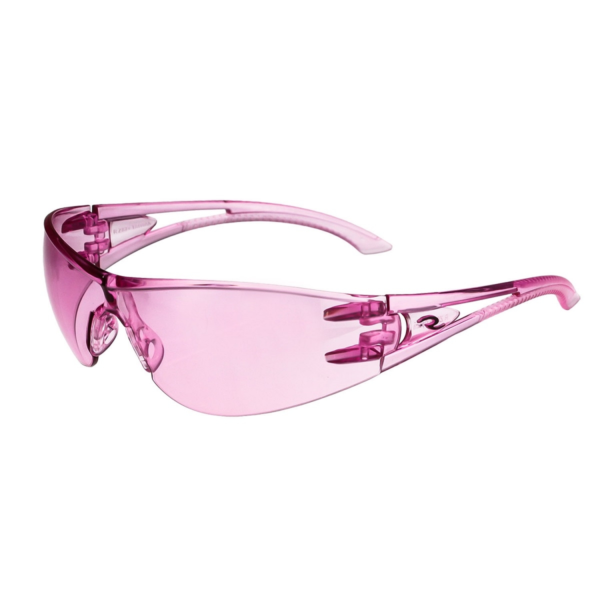 Radians Optima Safety Glasses Pink Temples Pink Lens 2736