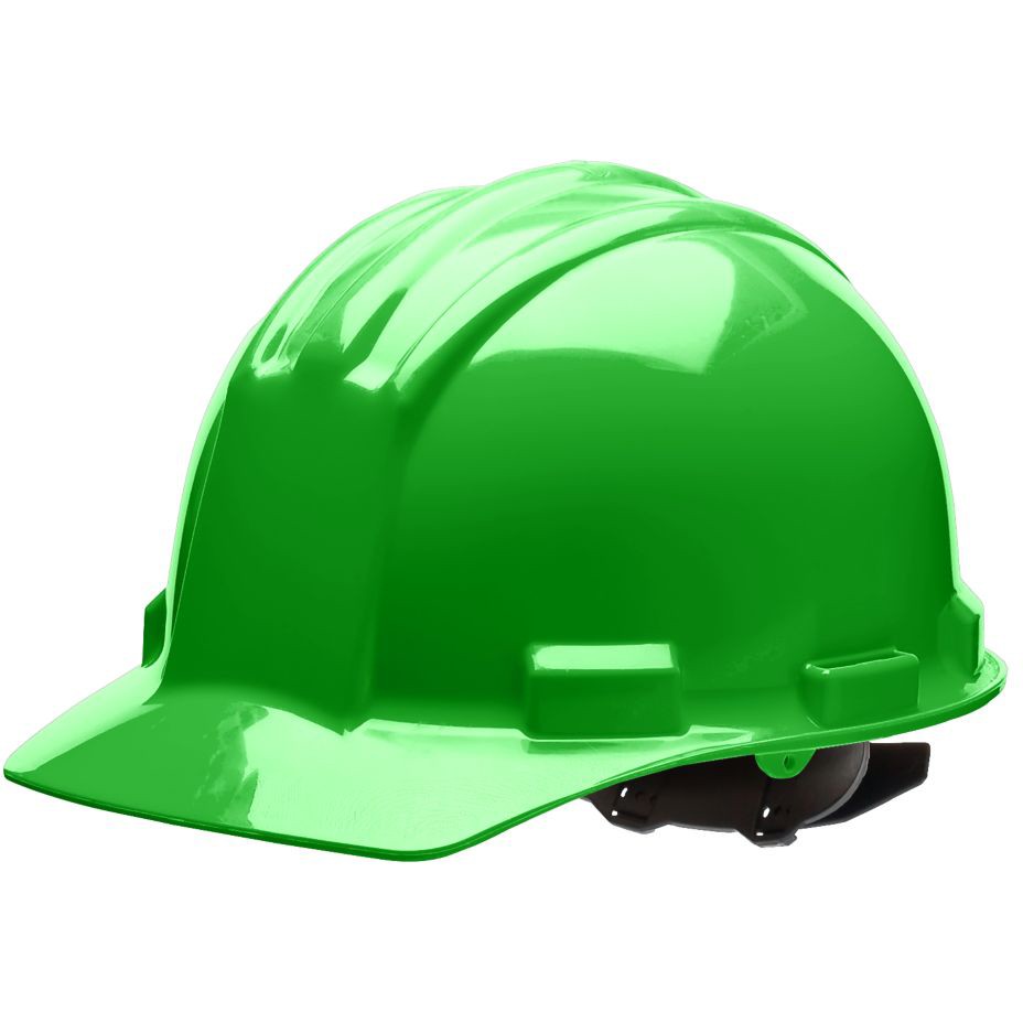 Bullard S51HGP Standard Hard Hat - Pinlock Suspension - Hi-Viz Green ...