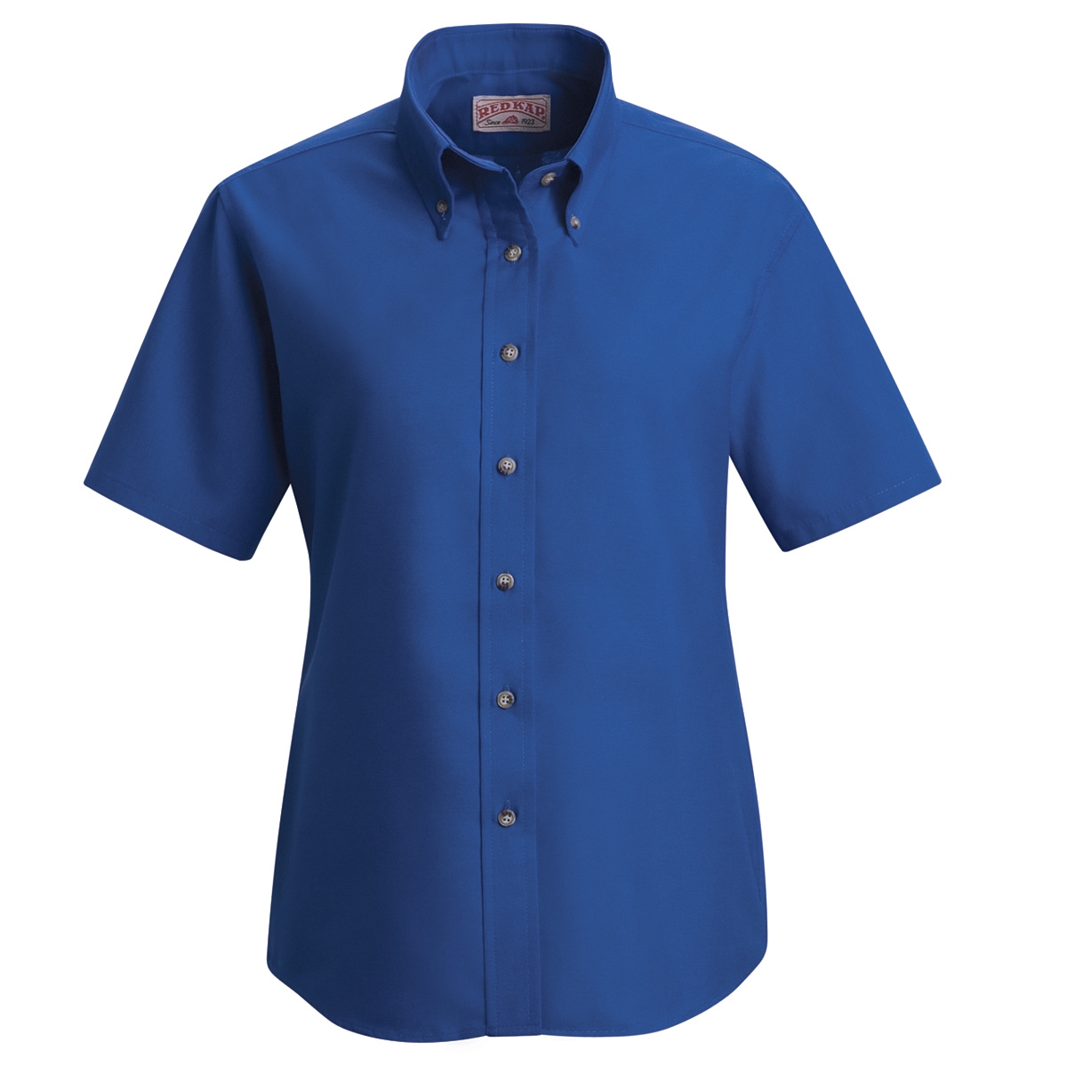 Red Kap Women's Poplin Dress Shirt - Short Sleeve - Royal Blue ...