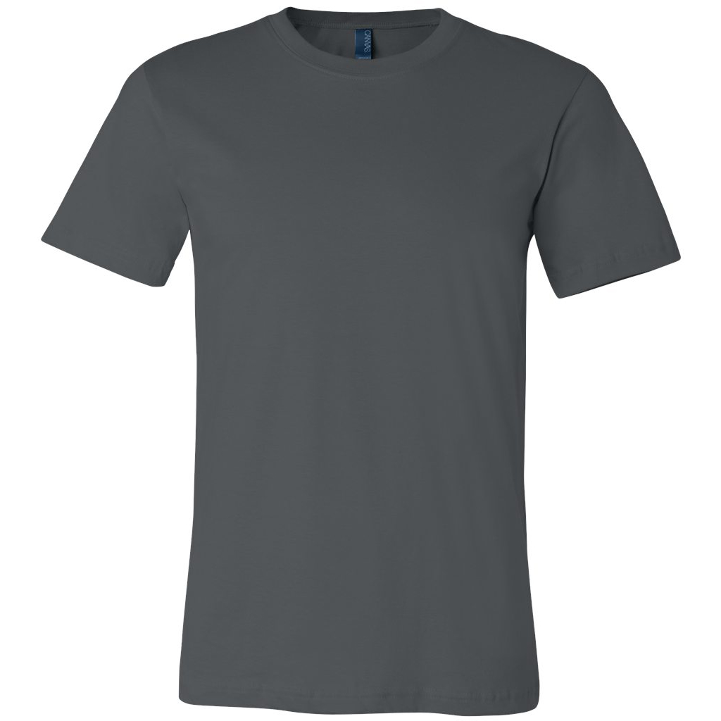 Bella Canvas 3001 Unisex Short Sleeve Jersey Tee - Asphalt | FullSource.com