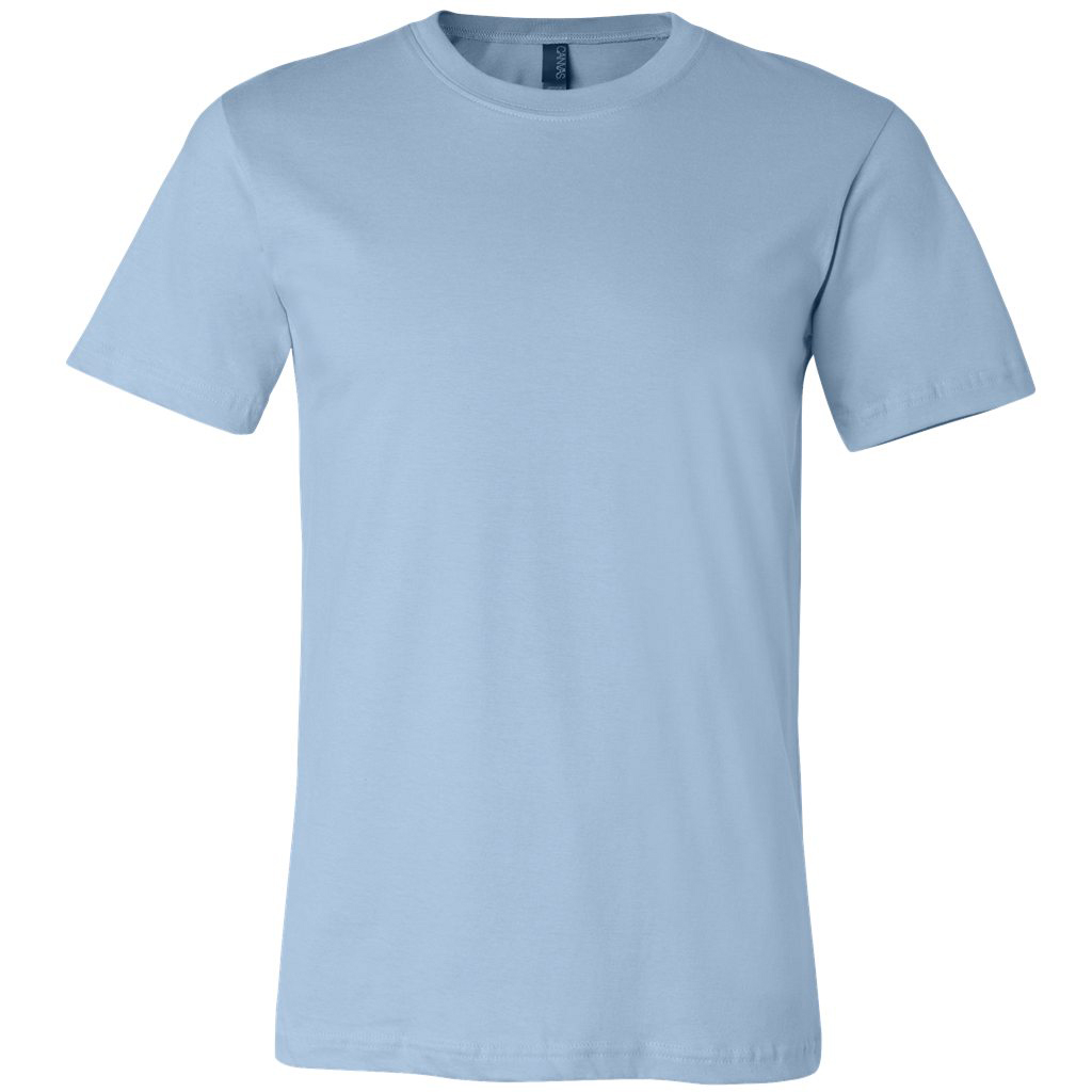 Bella Canvas 3001 Light Blue T Shirt Mockup Unisex (755620)