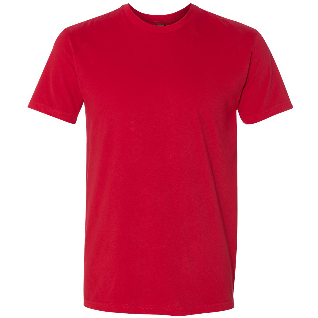 Next Level 6410 Premium Fitted Sueded Crew - Red | FullSource.com
