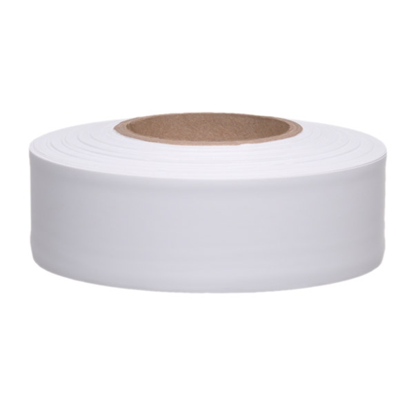 Tape Planet Fluorescent Pink Flagging Tape 1 3/16 x 150 ft Roll Non-Adhesive (12 Roll/Case
