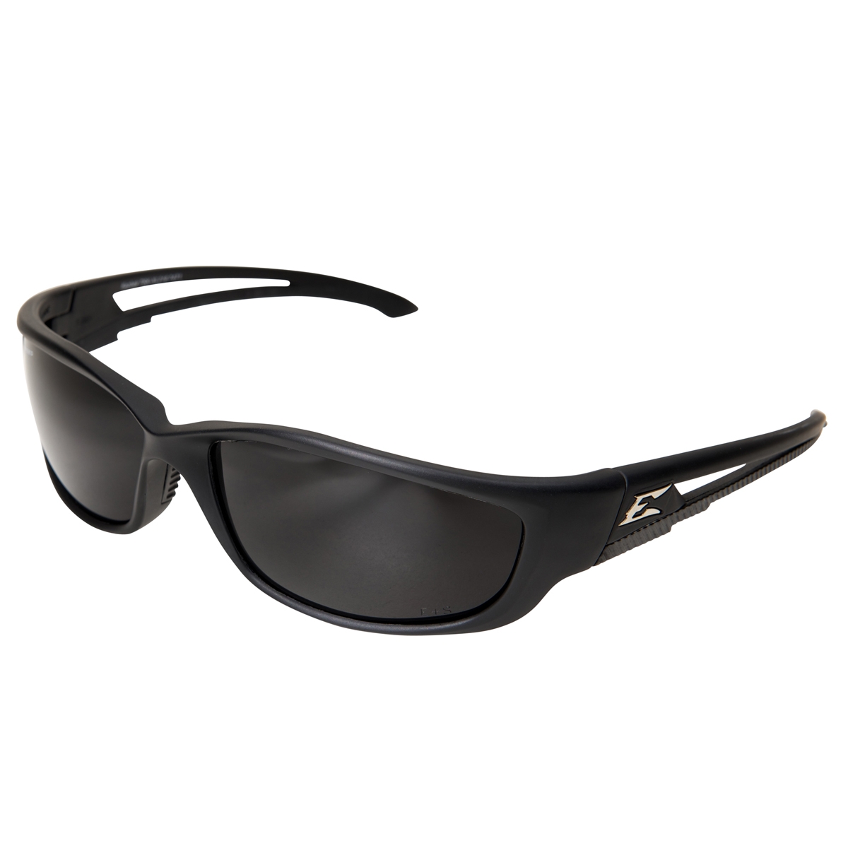 Edge TSK-XL216 Kazbek XL Safety Glasses - Black Rubberized XL Frame ...