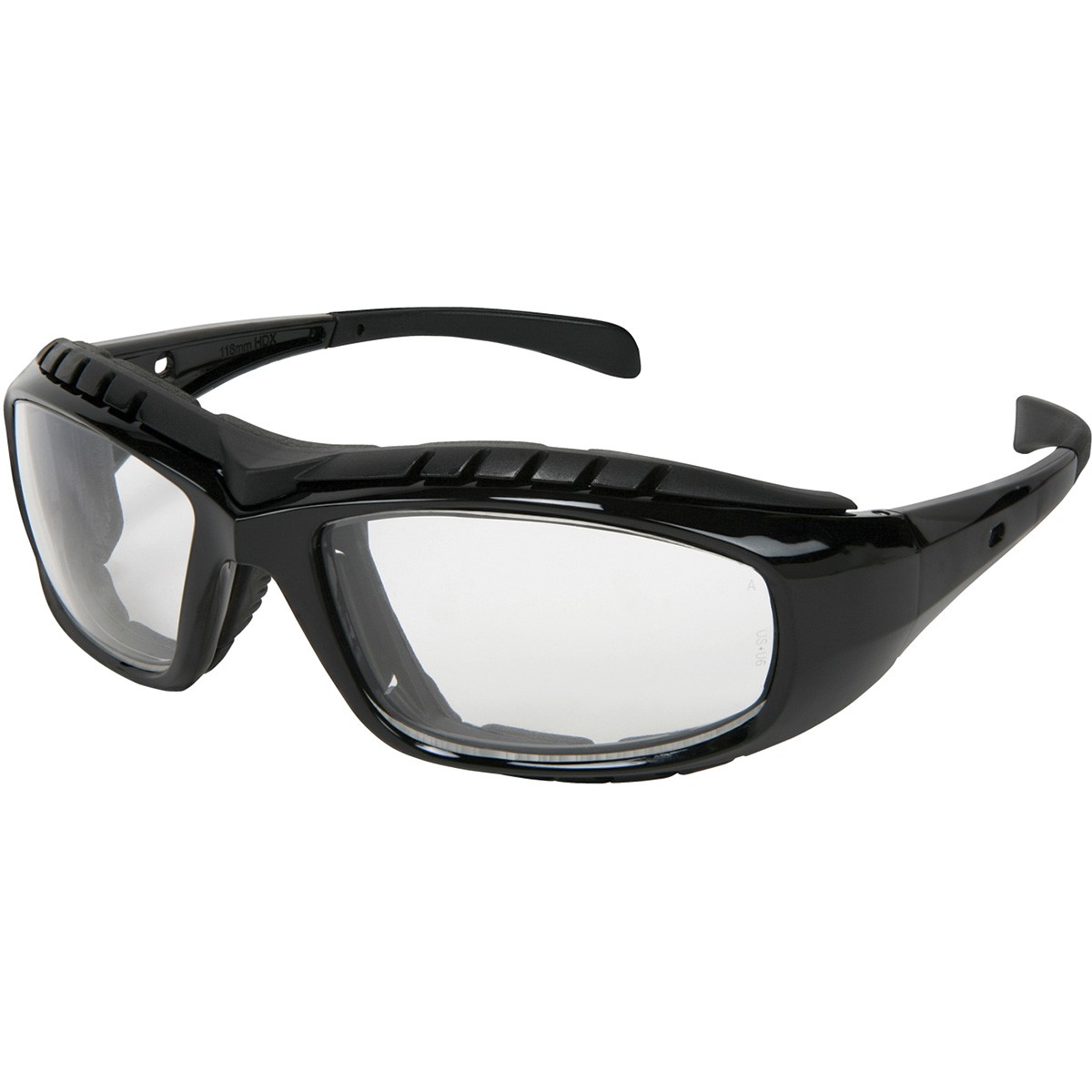 U.S. Safety HDX110AF DX Safety Glasses/Goggles Black Foam