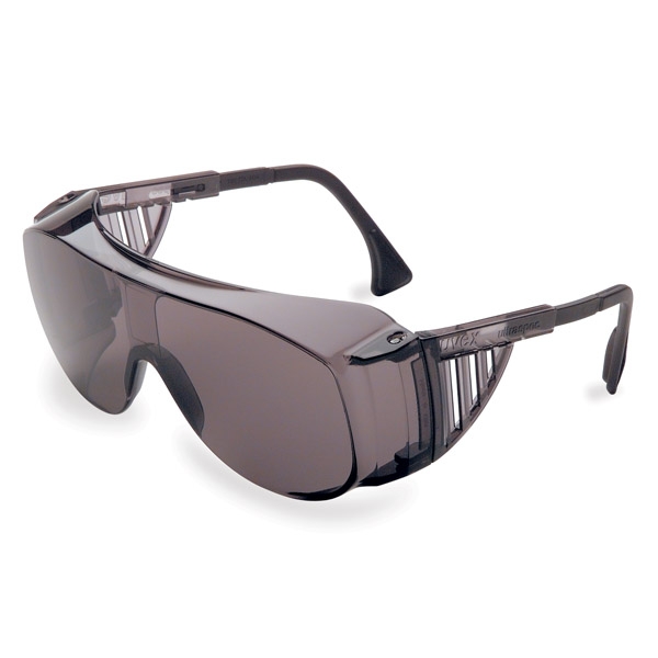 Uvex Ultra-Spec 2001 OTG Safety Glasses - Gray Frame - Gray Lens