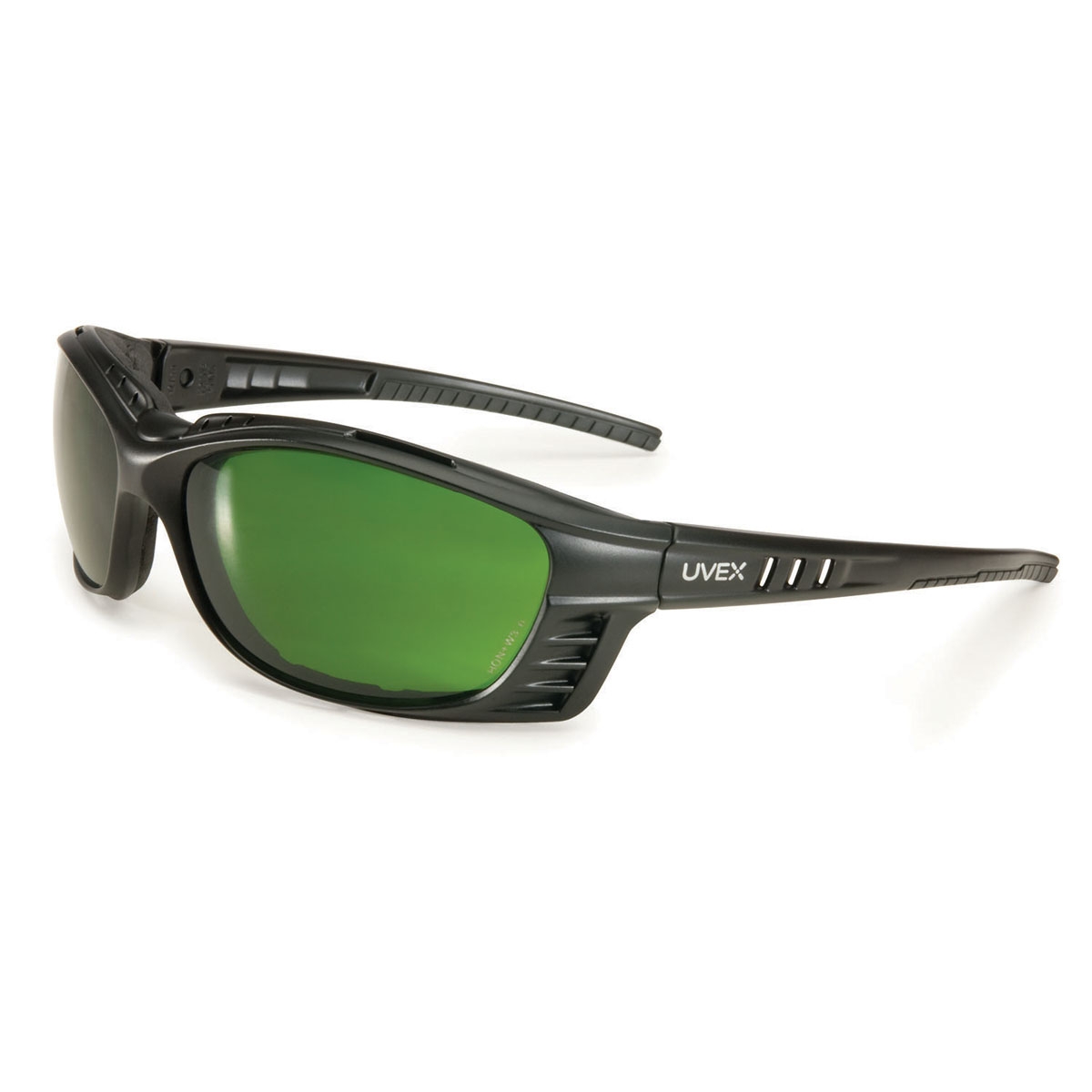 Uvex Livewire Safety Glasses Black Frame Shade 3.0 AntiFog Lens