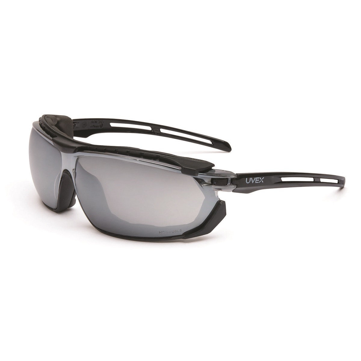 Uvex S4044 Tirade Safety Glasses/Goggles Black Temples Indoor