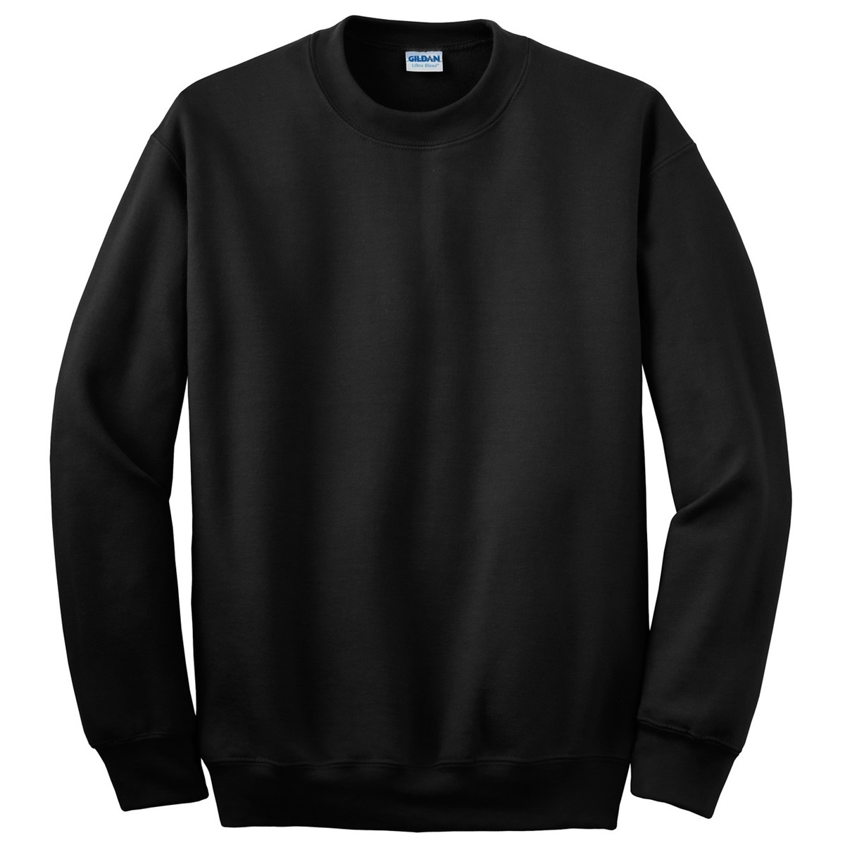 Gildan 12000 DryBlend Crewneck Sweatshirt - Black | FullSource.com