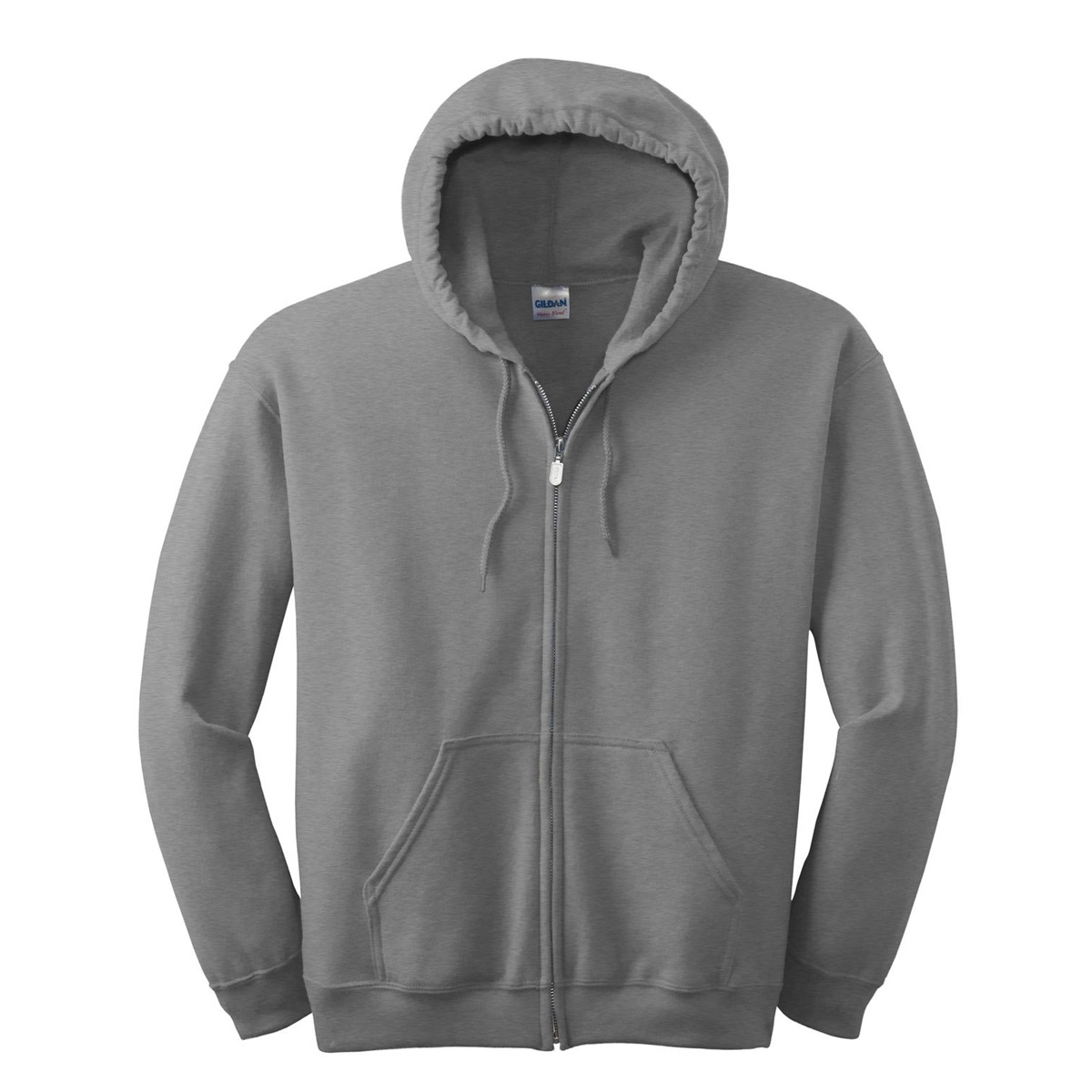 Gildan 18600 Heavy Blend Full-Zip Hooded Sweatshirt - Sport Grey ...