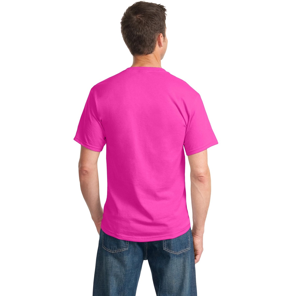 Jerzees 29m Heavyweight Blend 5050 Cottonpoly T Shirt Cyber Pink 6990