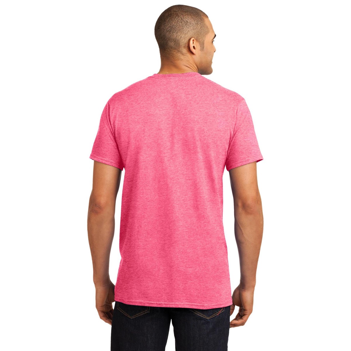 Hanes 4200 X-Temp T-Shirt - Neon Pink Heather | FullSource.com