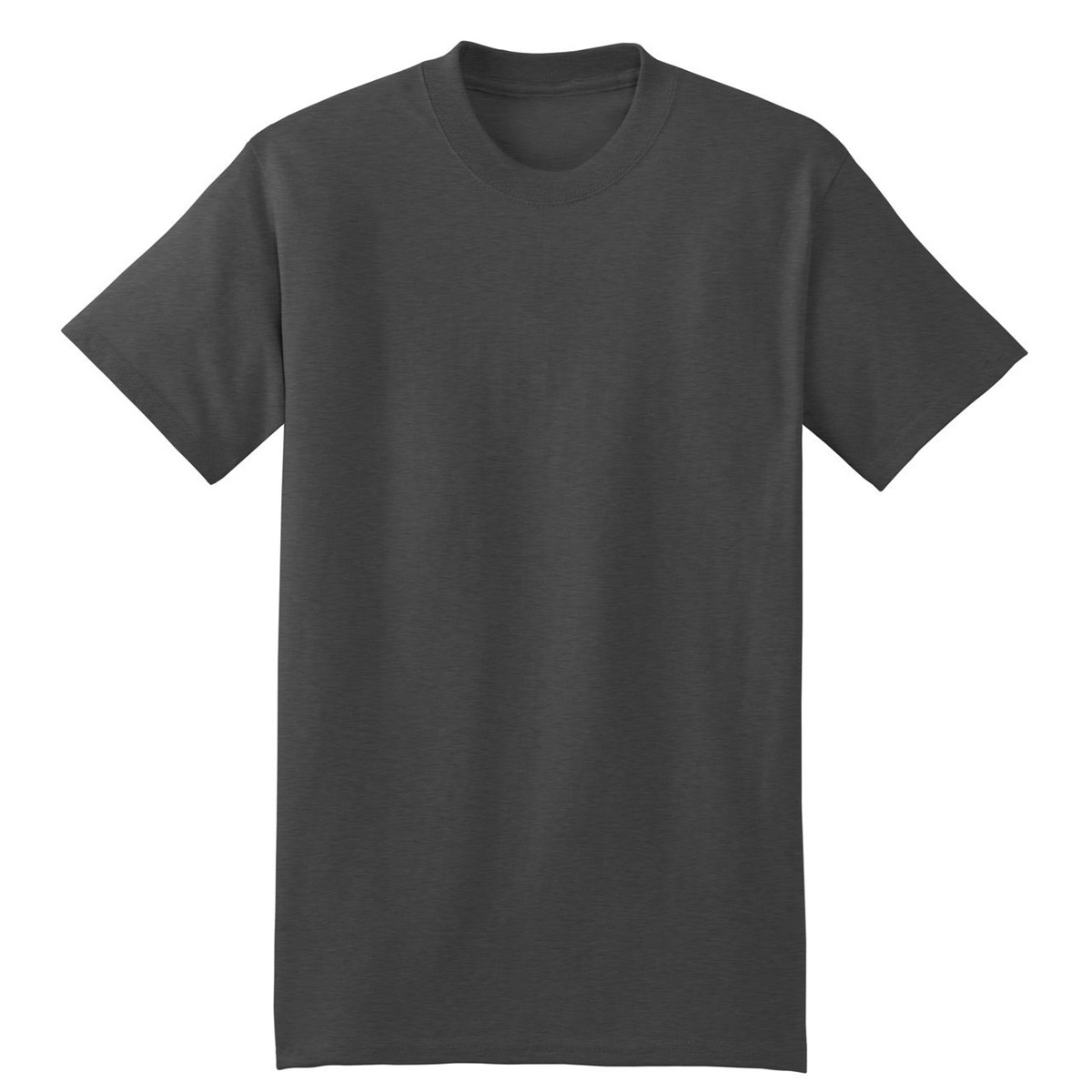 Hanes 5180 Beefy-T Cotton T-Shirt - Charcoal Heather | FullSource.com
