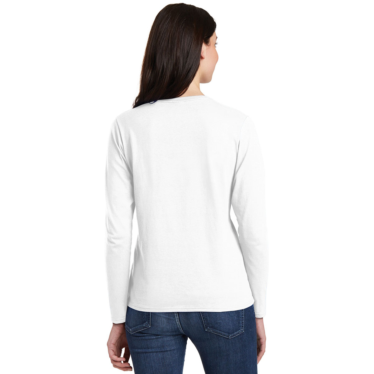 long sleeve cotton white shirt