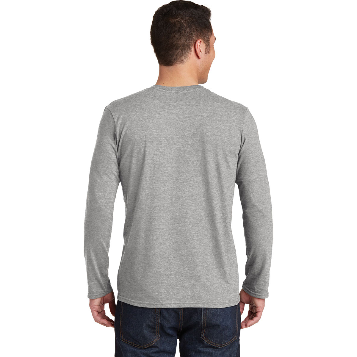 Gildan 64400 Softstyle Long Sleeve T-Shirt - Sport Grey | FullSource.com