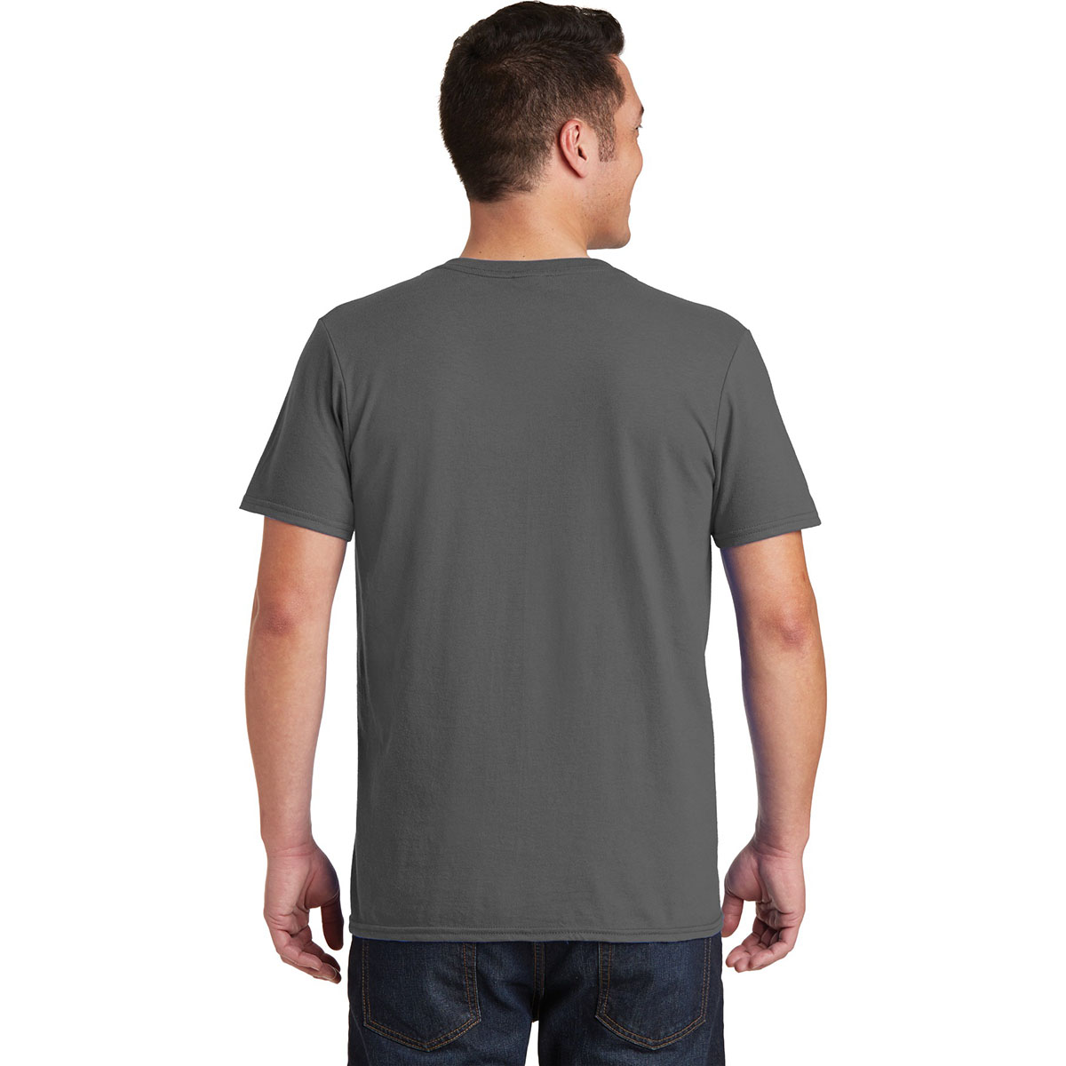 Gildan 64V00 Softstyle V-Neck T-Shirt - Charcoal | FullSource.com