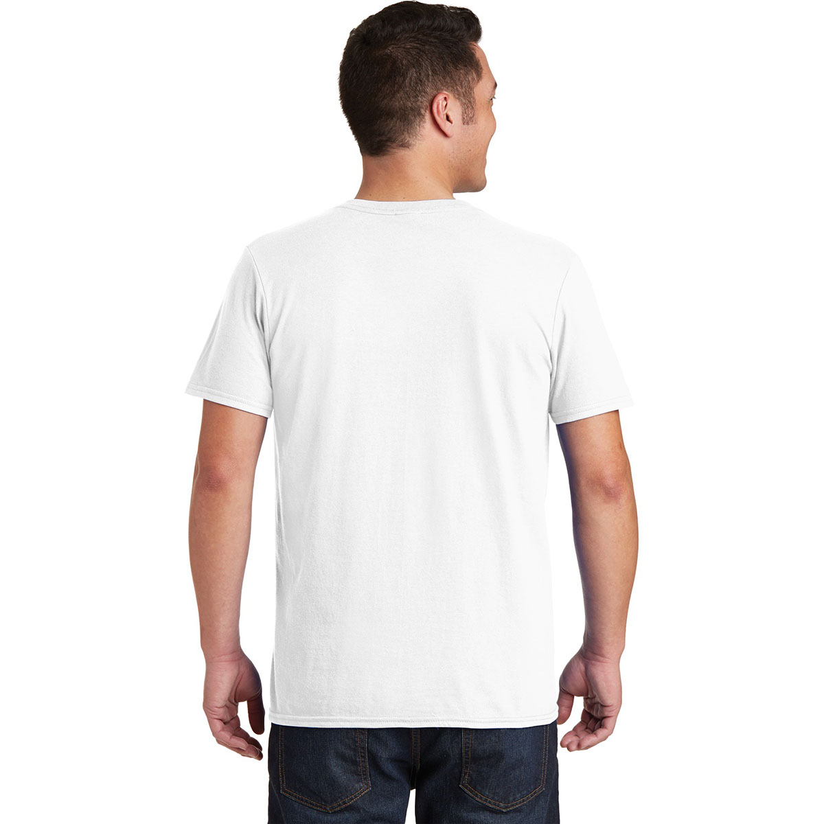Gildan 64V00 Softstyle V-Neck T-Shirt - White | FullSource.com
