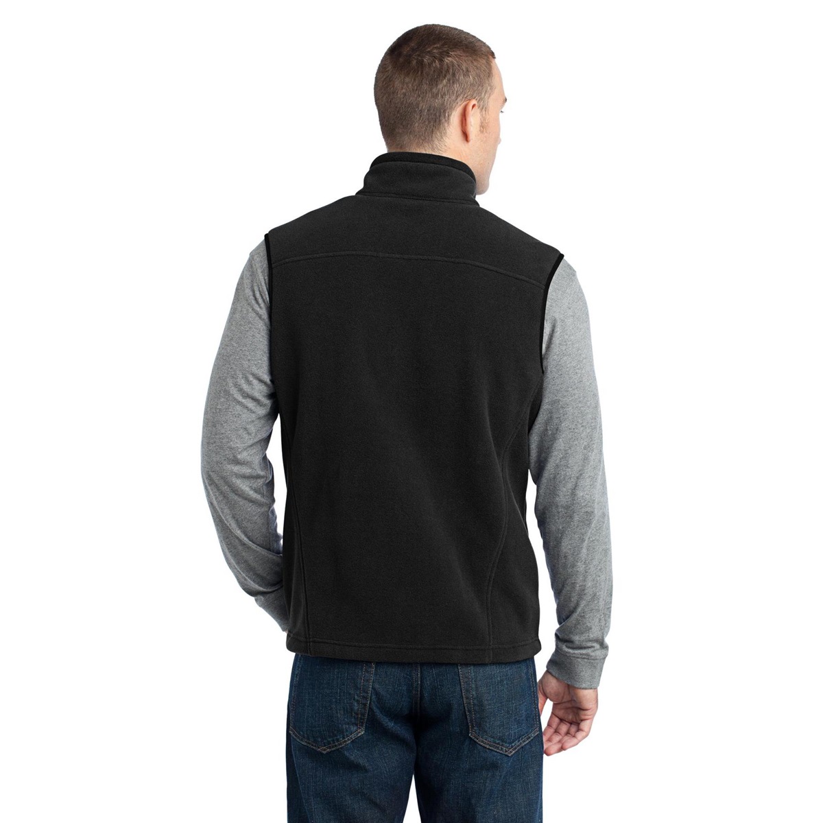 Eddie Bauer EB204 Fleece Vest - Black | FullSource.com