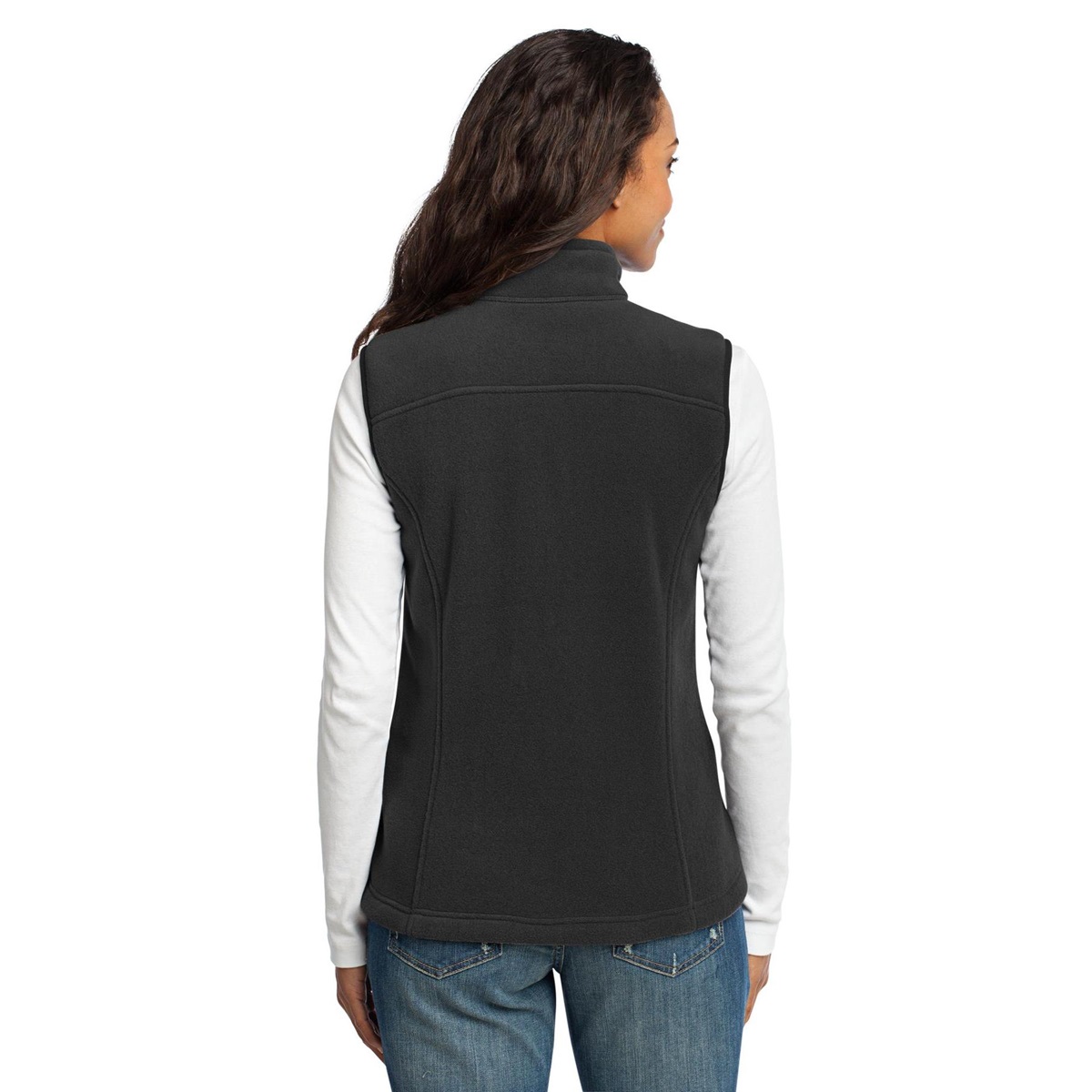 Eddie Bauer EB205 Ladies Fleece Vest Black