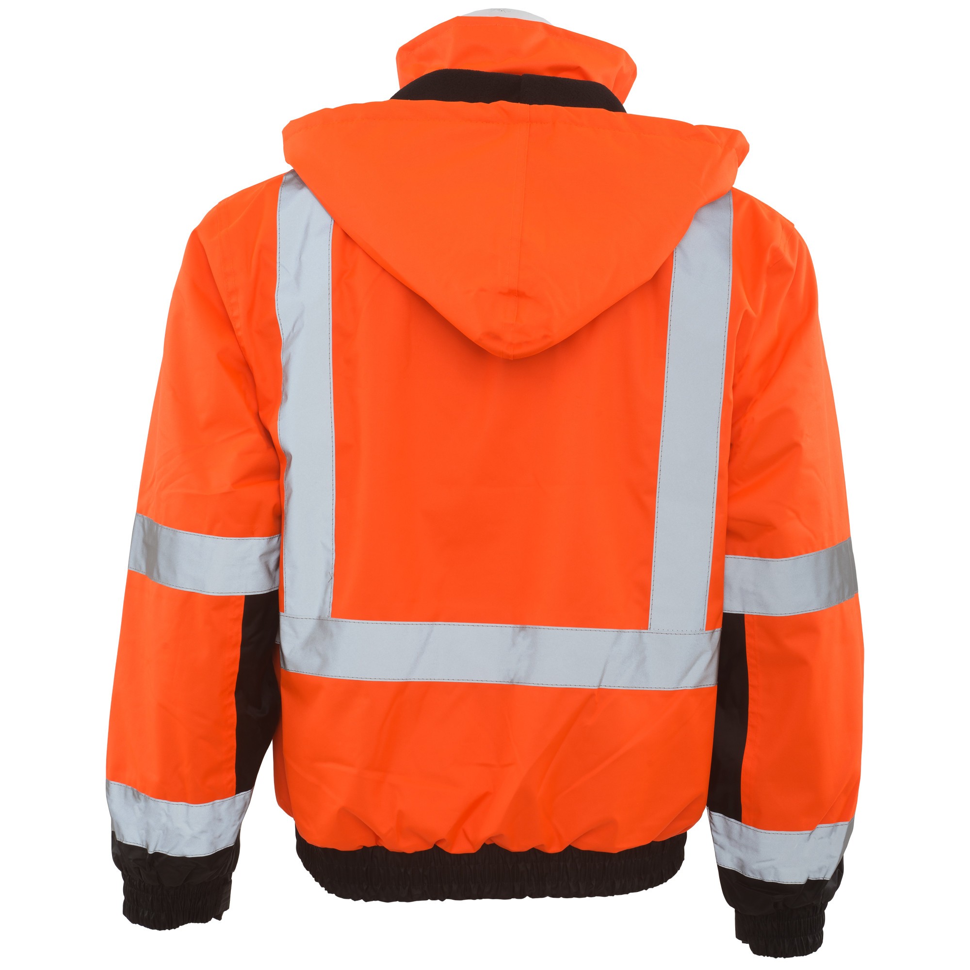 ERB W106 Class 2 Black Bottom Safety Jacket - Orange/Black | FullSource.com