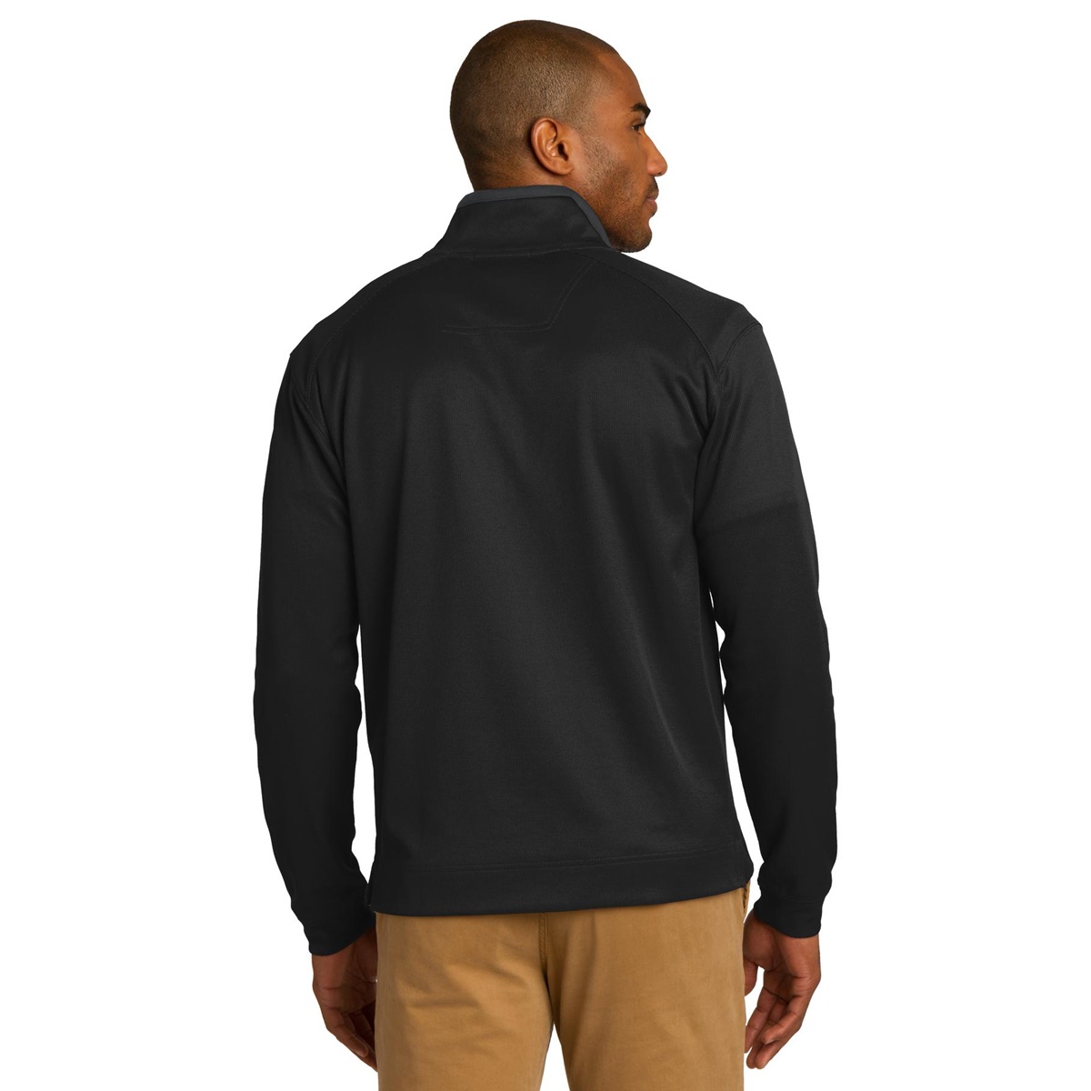 Port Authority K805 Heavyweight Vertical Texture 1/4-Zip Pullover ...