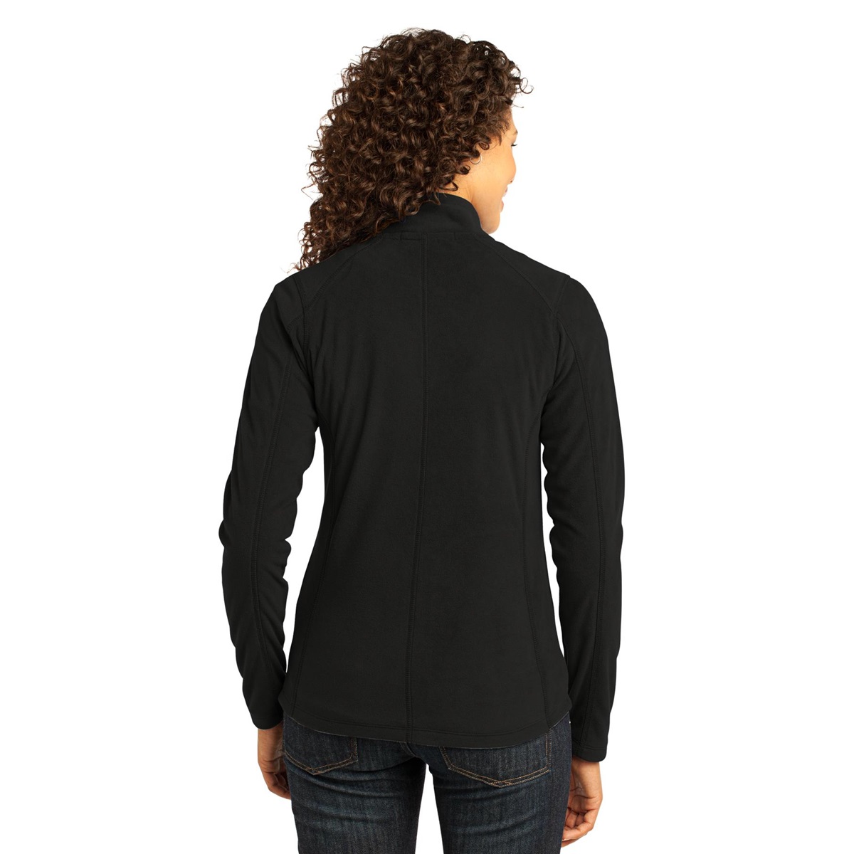 Port Authority L223 Ladies Microfleece Jacket - Black | FullSource.com