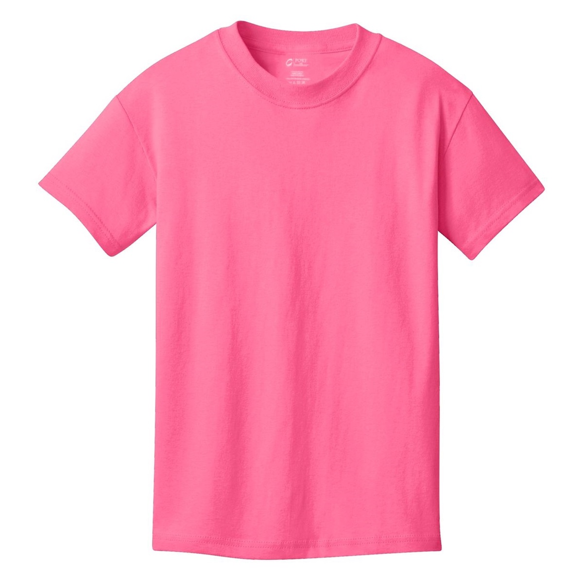 Port & Company PC54Y Youth 5.4-oz 100% Cotton T-Shirt - Neon Pink ...