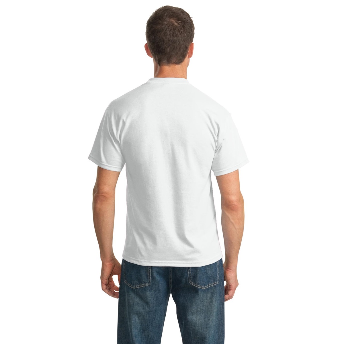 Port & Company PC55 50/50 Cotton/Poly T-Shirt - White | FullSource.com