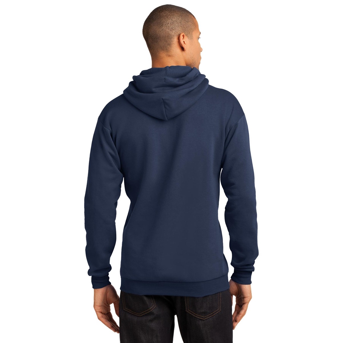 Port & Company PC78H Classic Pullover Hooded Sweatshirt - Navy ...