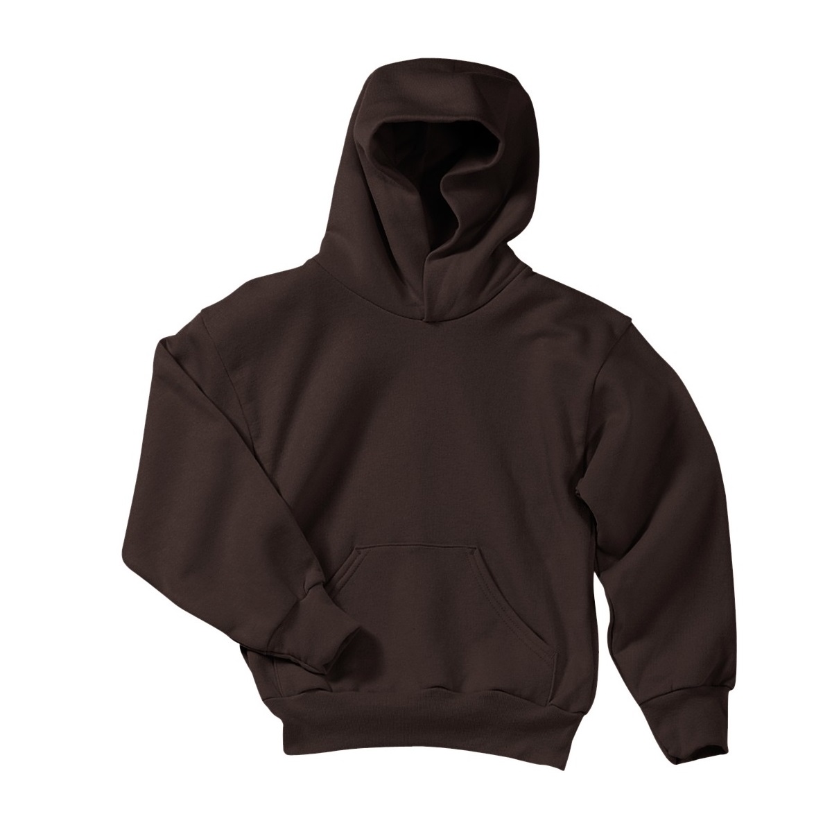 Port & Company PC90YH Youth Pullover Hooded Sweatshirt - Dark Chocolate ...