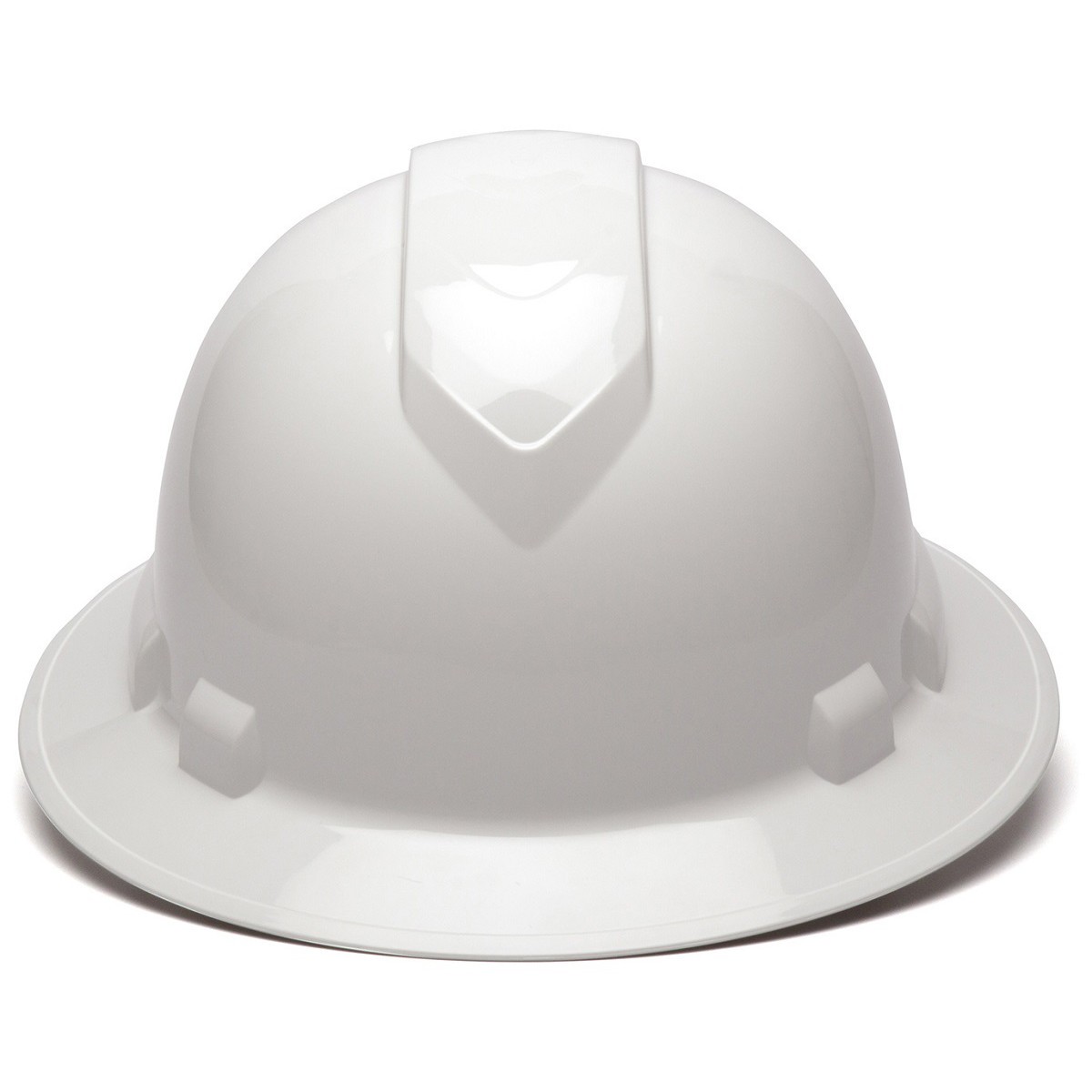 Pyramex HP54110 Ridgeline Full Brim Hard Hat - 4-Point Ratchet ...