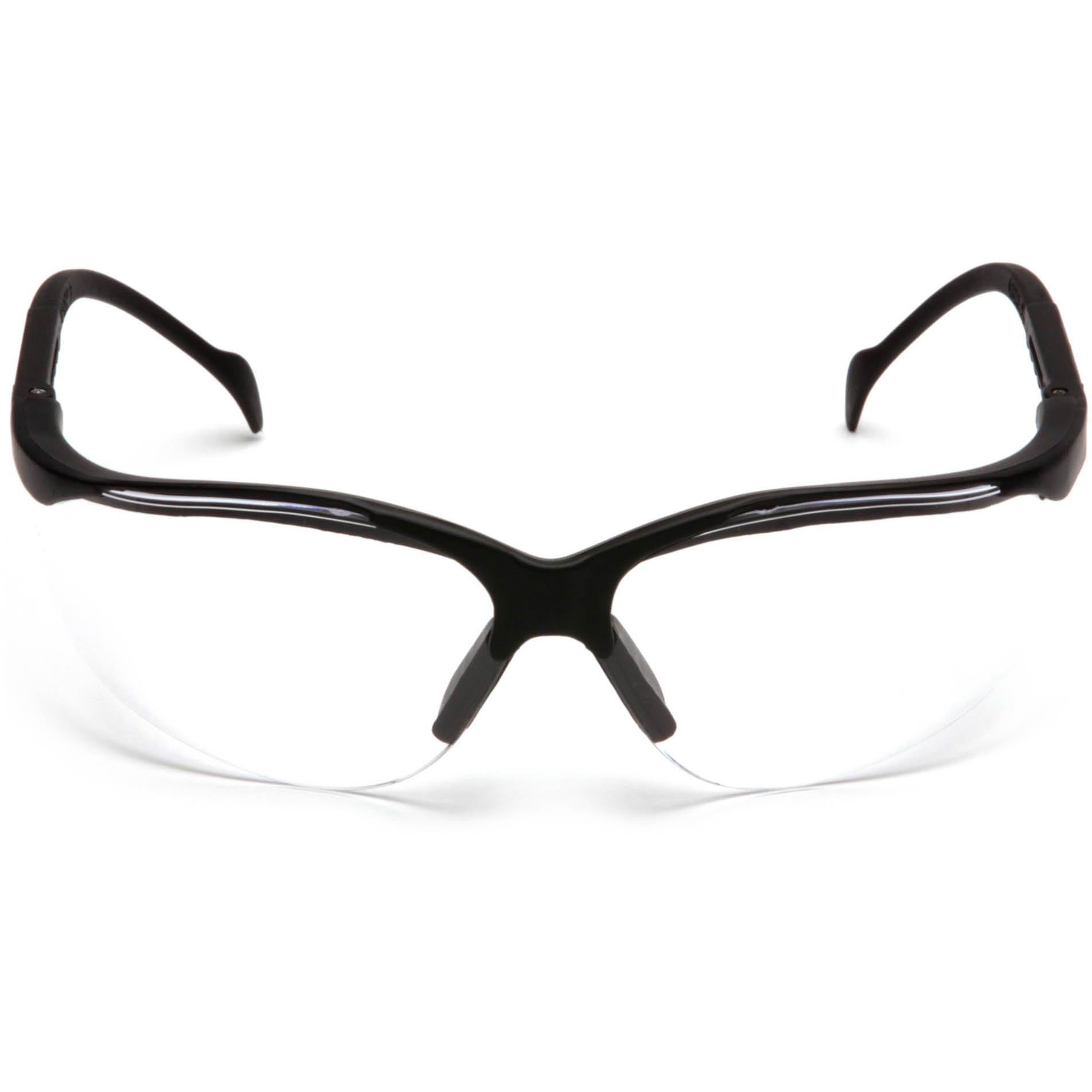 Pyramex Venture II Safety Glasses - Black Frame - Clear ...