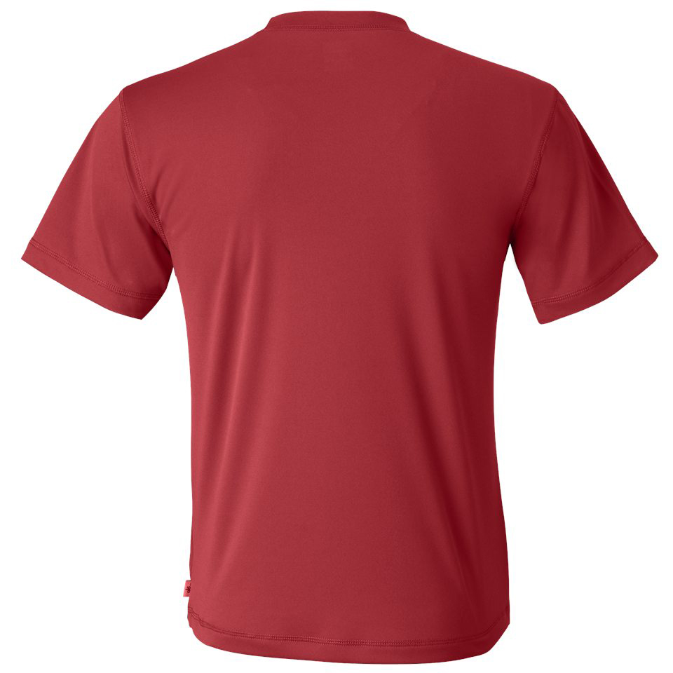 All Sport M1006 Short Sleeve Performance T-Shirt - Sport Scarlet Red ...