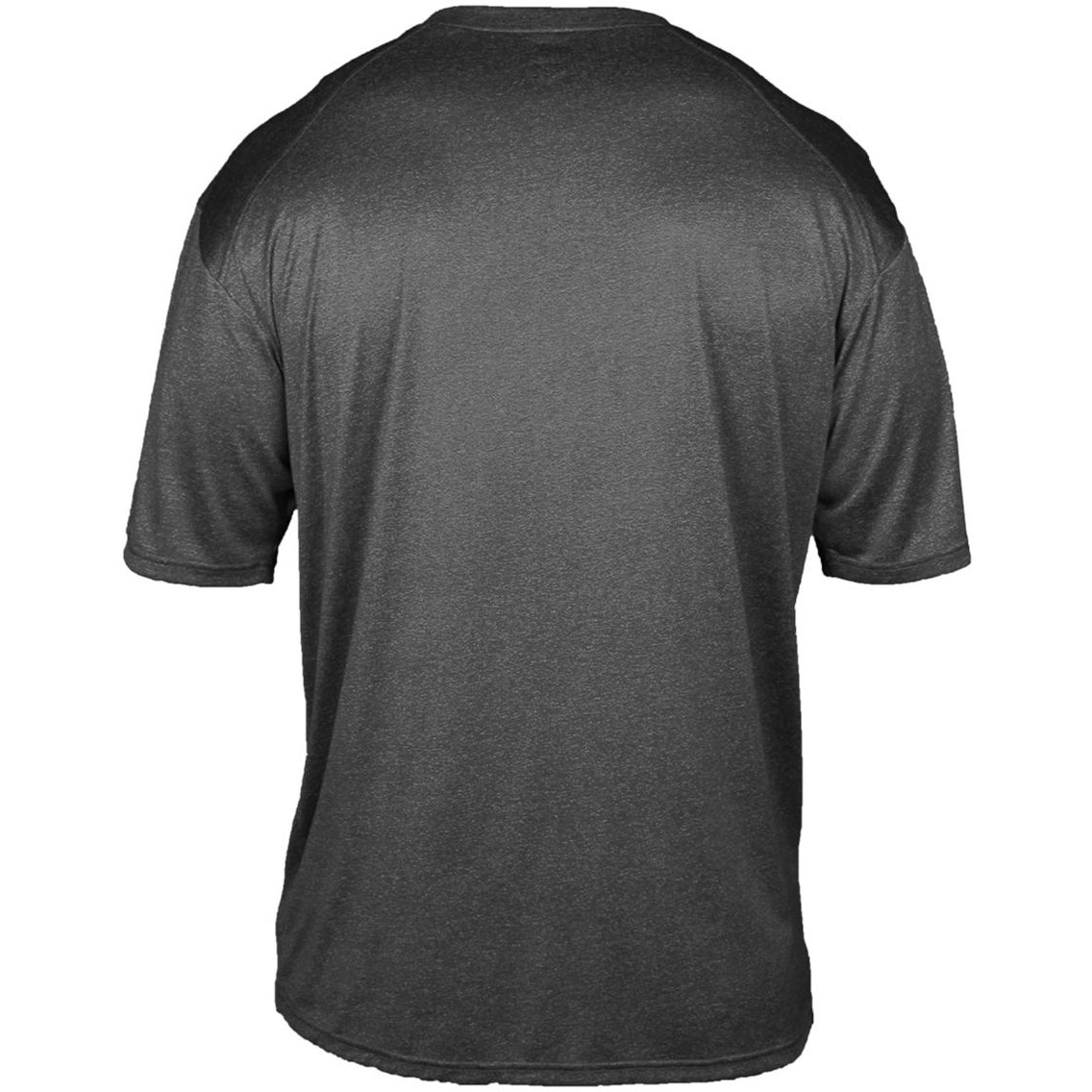 Badger Sport 2320 Pro Heather Youth Short Sleeve TShirt Carbon