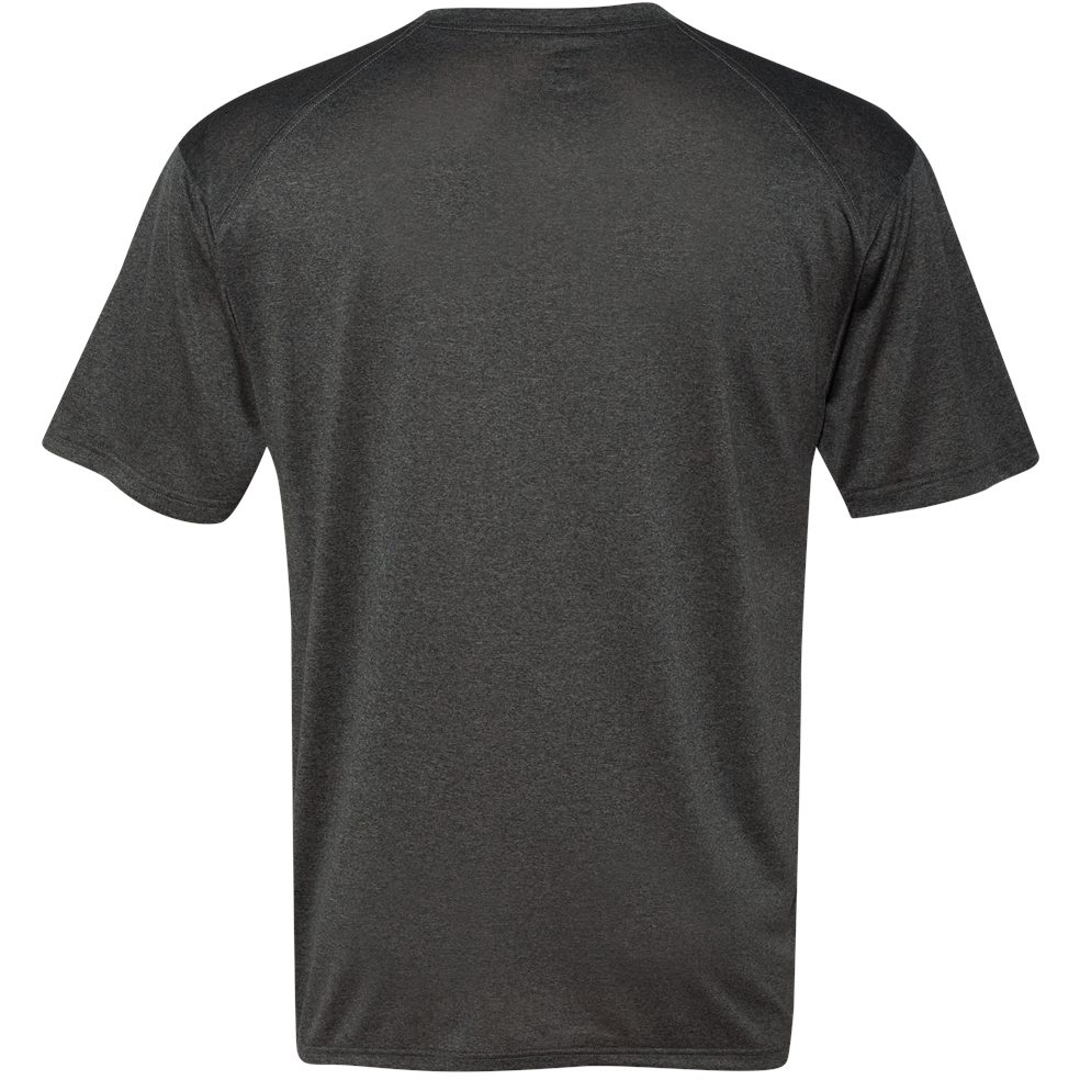 Badger Sport 4320 Pro Heather Short Sleeve TShirt Carbon Heather