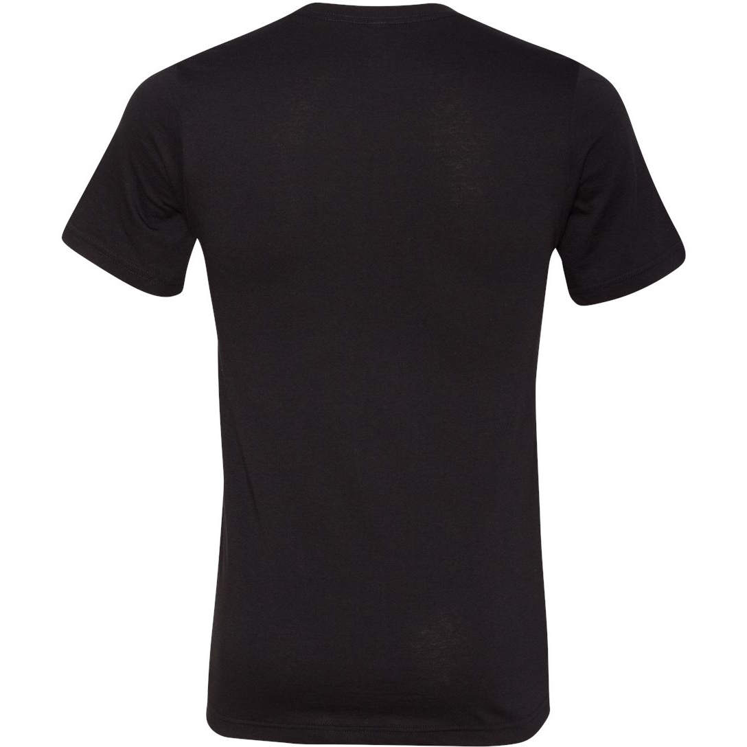 Bella Canvas 3001 Unisex Short Sleeve Jersey Tee - Solid Black Blend ...