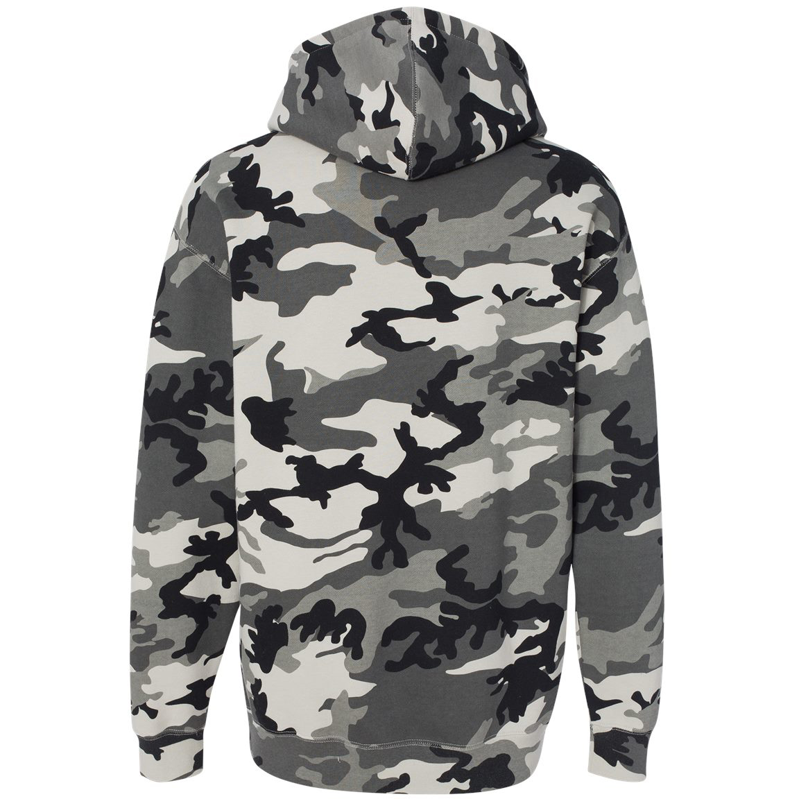 Independent Trading Co. IND4000 Hooded Pullover Sweatshirt - Snow Camo ...