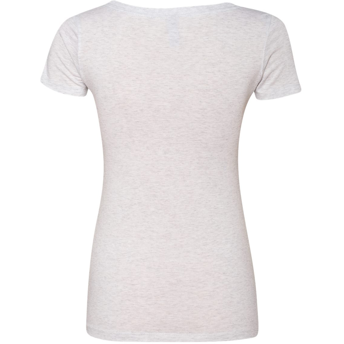 Next Level 6730 Women's Triblend Scoop - Heather White | FullSource.com