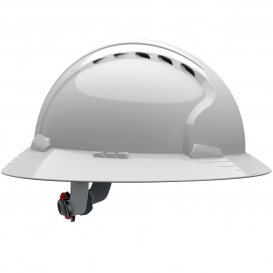 JSP Evolution 6161V Deluxe Full Brim Vented Hard Hat - Wheel Ratchet ...