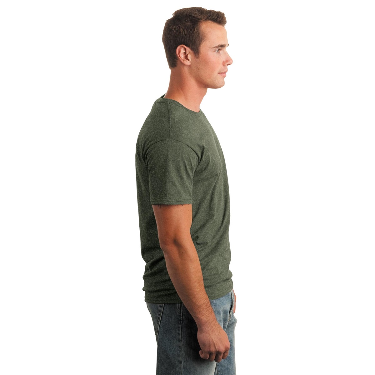 Download Gildan 64000 Softstyle T-Shirt - Heather Military Green ...