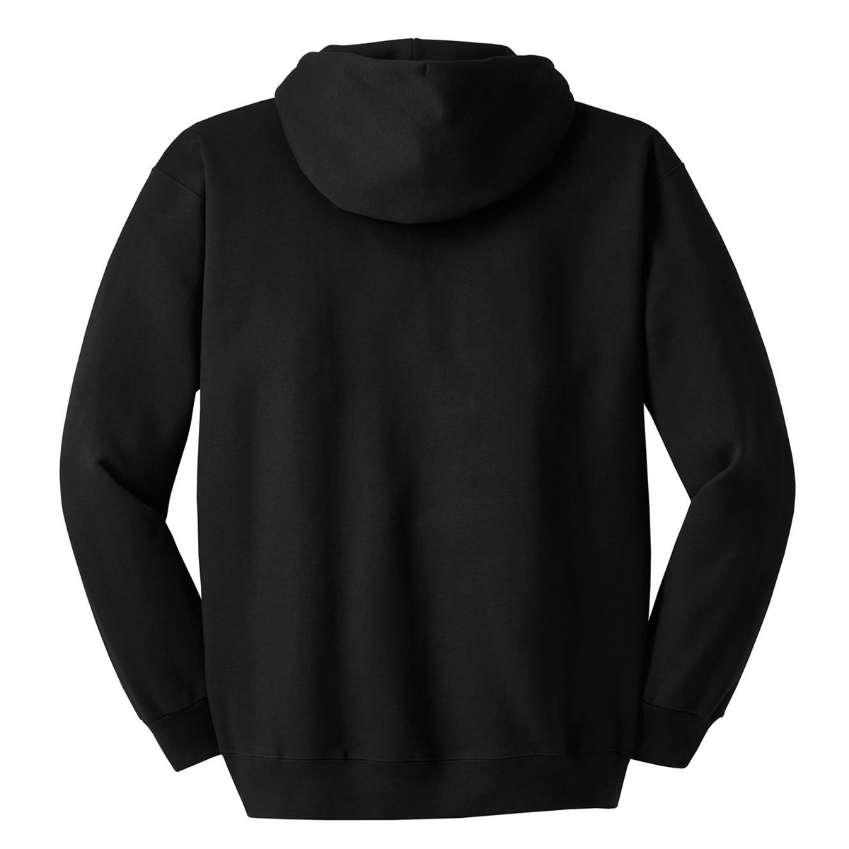 Hanes F170 Ultimate Cotton Pullover Hooded Sweatshirt - Black ...