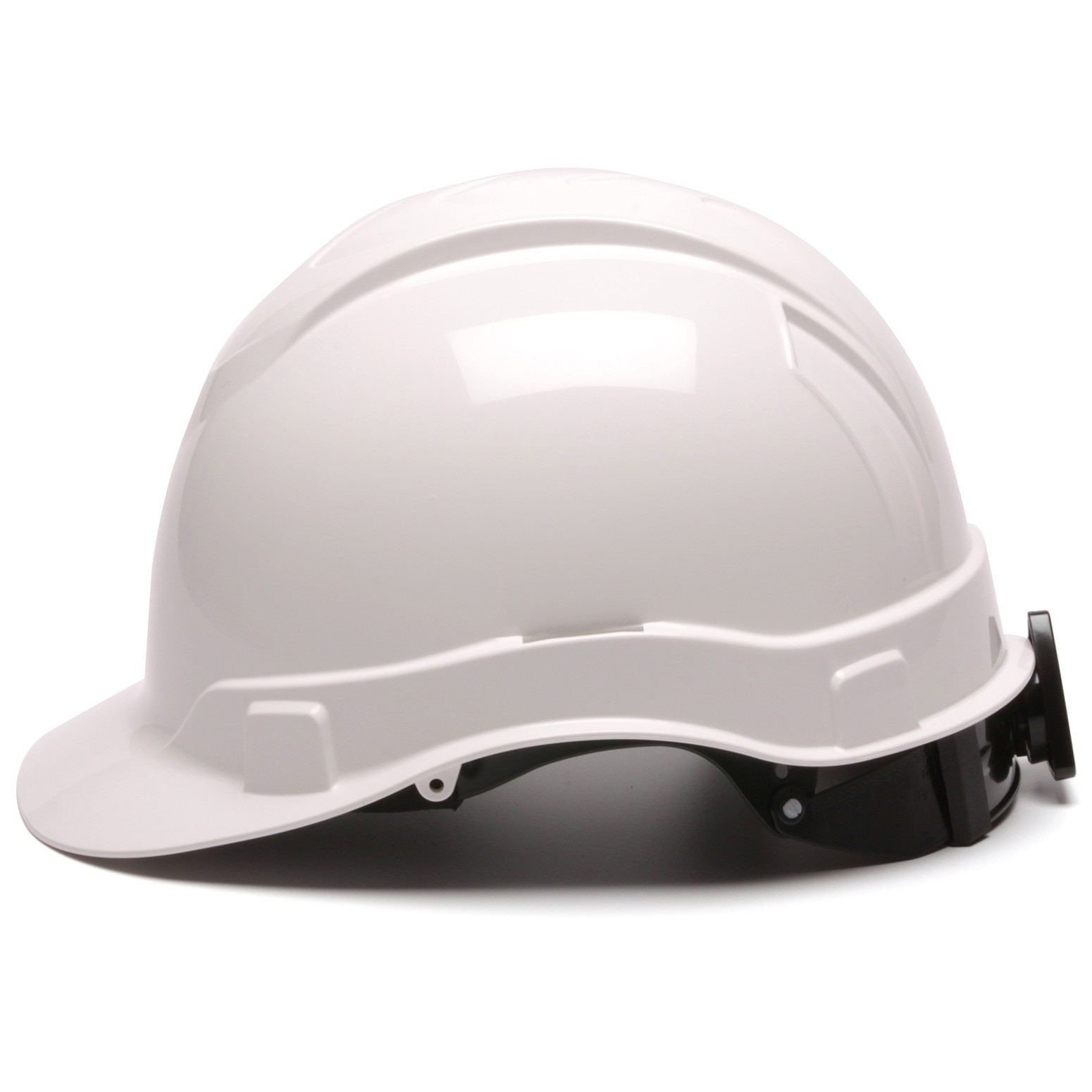 Pyramex HP44110 Ridgeline Hard Hat 4Point Ratchet Suspension White