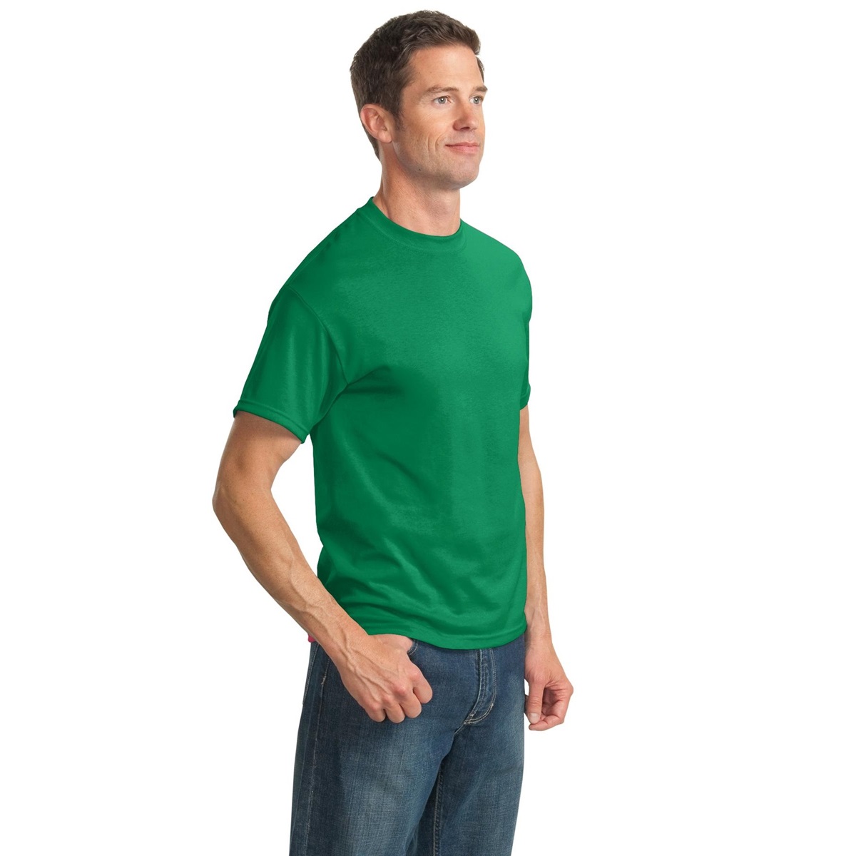 Port & Company PC55 50/50 Cotton/Poly T-Shirt - Kelly Green ...