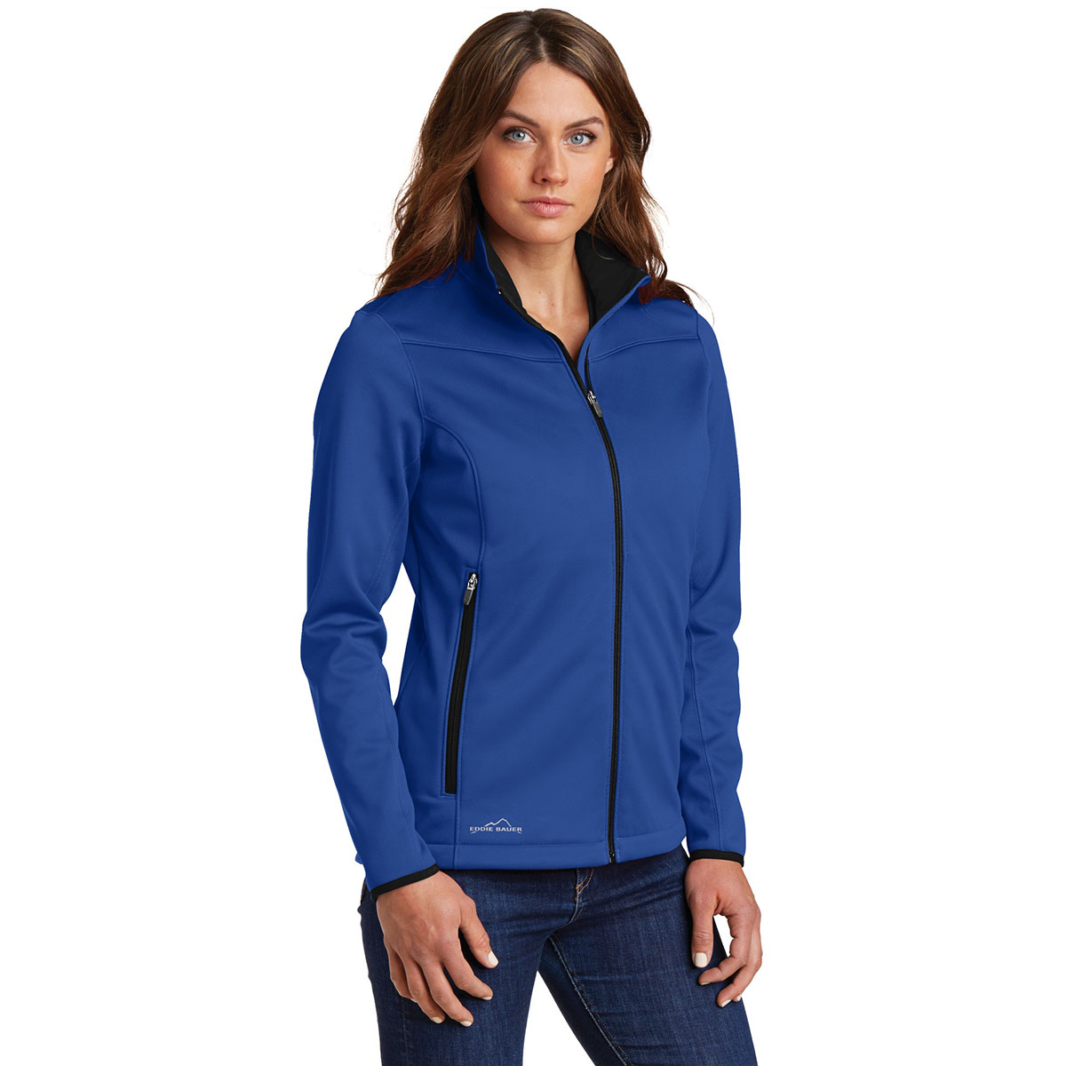 Eddie Bauer EB539 Ladies Weather-Resistant Soft Shell Jacket - Cobalt ...
