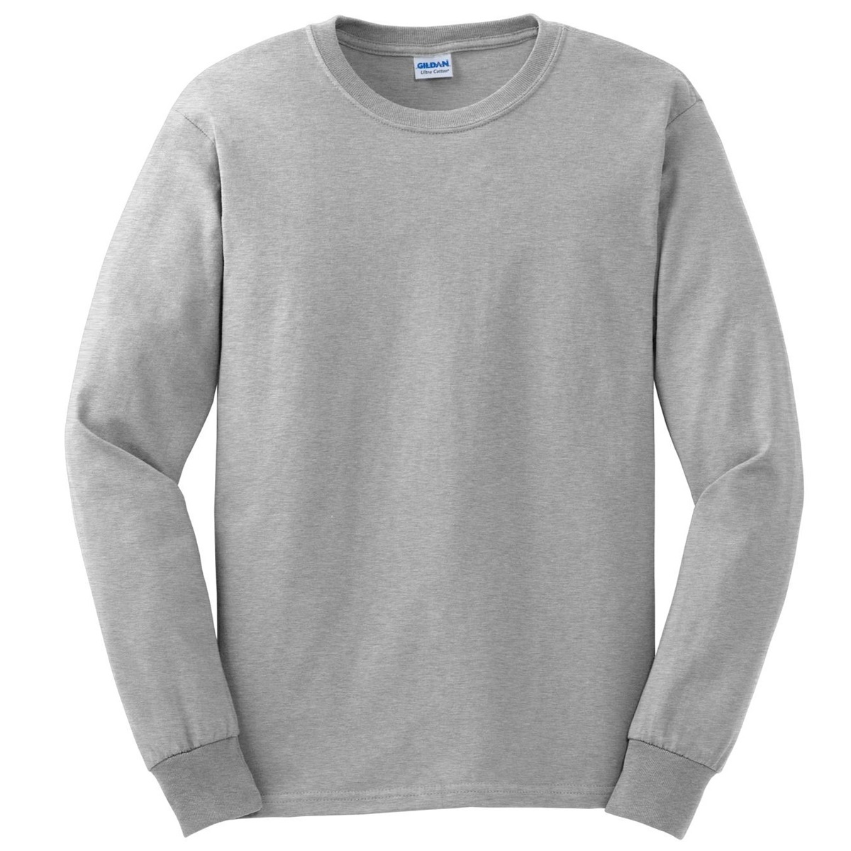 Gildan G2400 Ultra Cotton Long Sleeve T-Shirt - Ash | FullSource.com