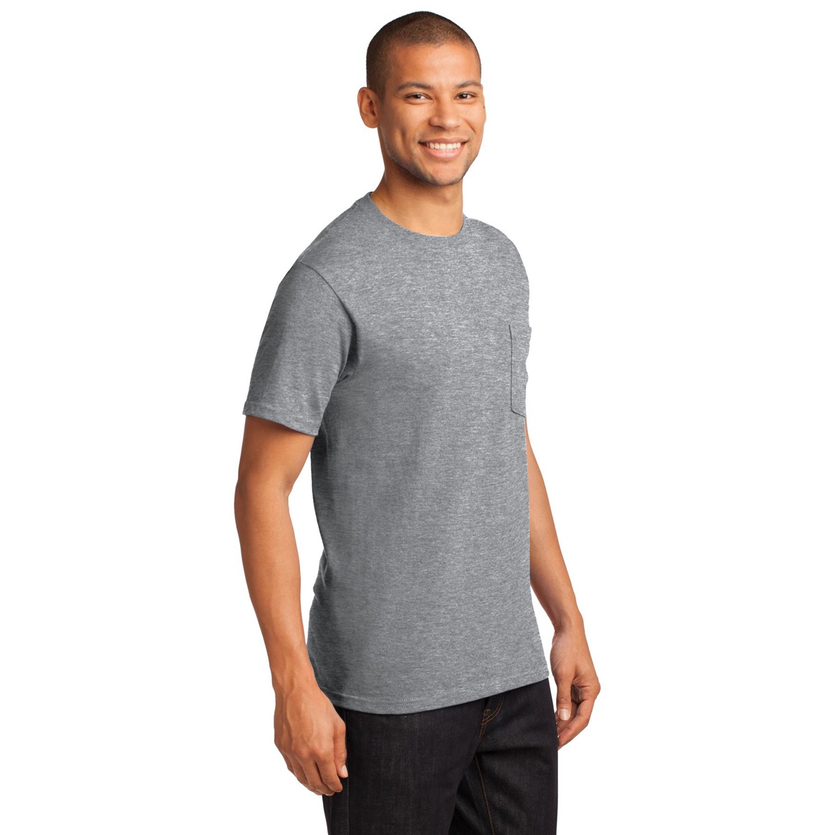 Port & Company PC61PT Tall Essential T-Shirt with Pocket - Athletic ...