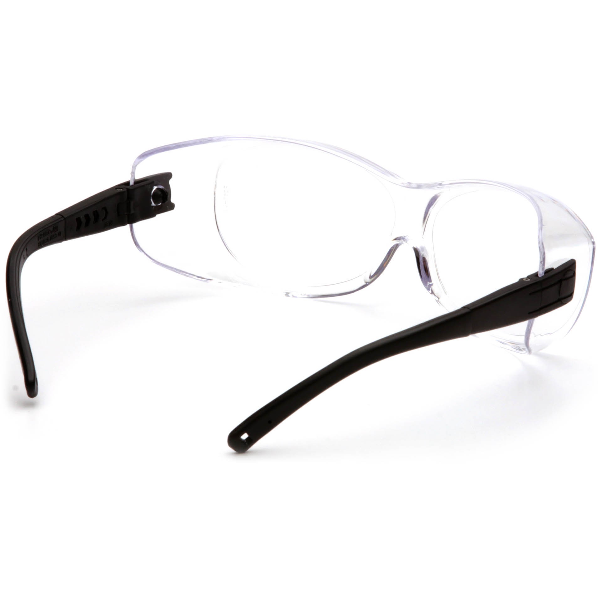 Pyramex OTS Safety Glasses - Black Temples - Clear Lens | FullSource.com